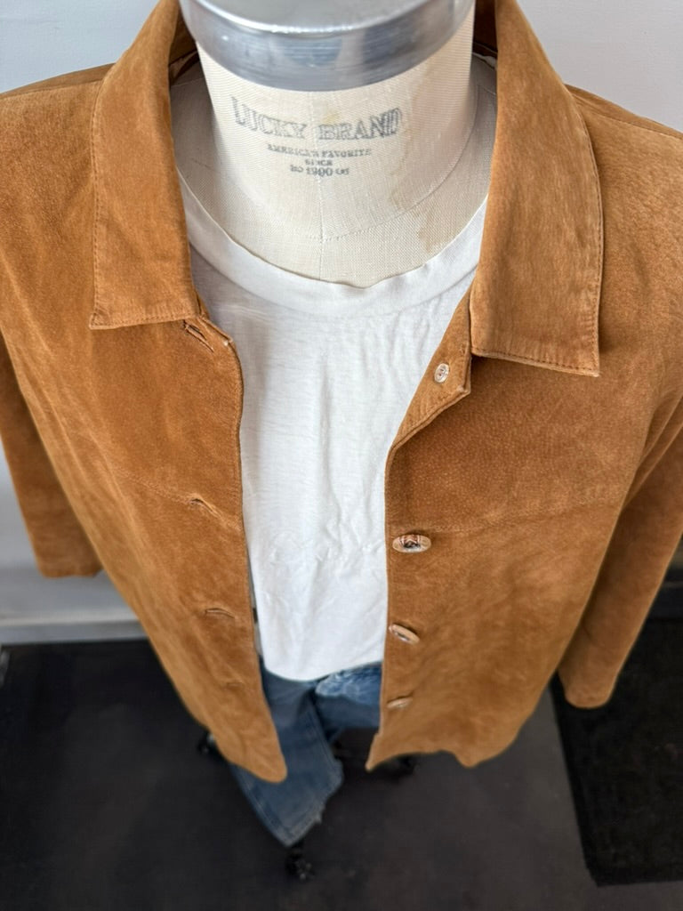 Suede Jacket button up