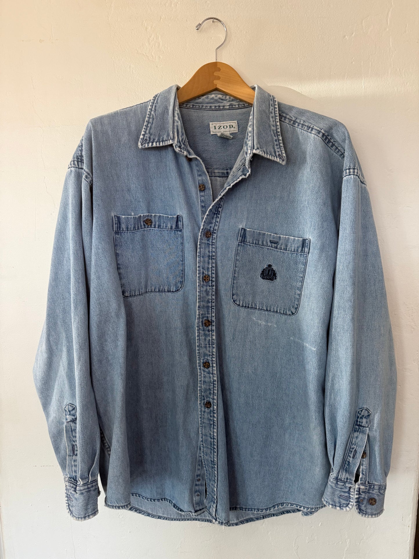 90's Denim oversized fit shirt - XL