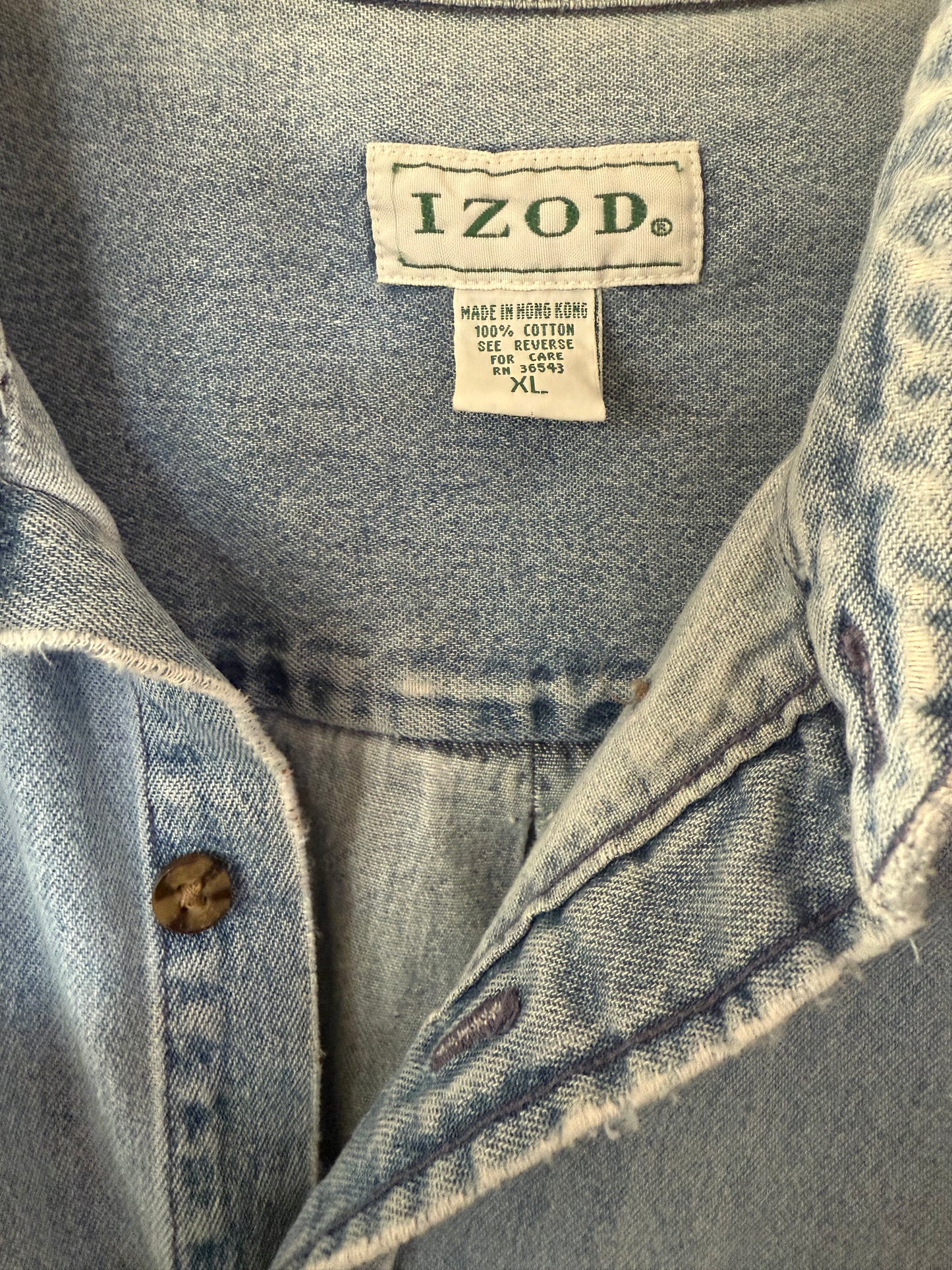 90's Denim oversized fit shirt - XL