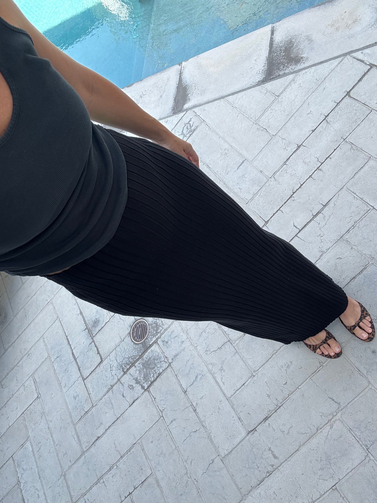 The Row - Mosses Silk, Ribbed Knit Maxi Skirt