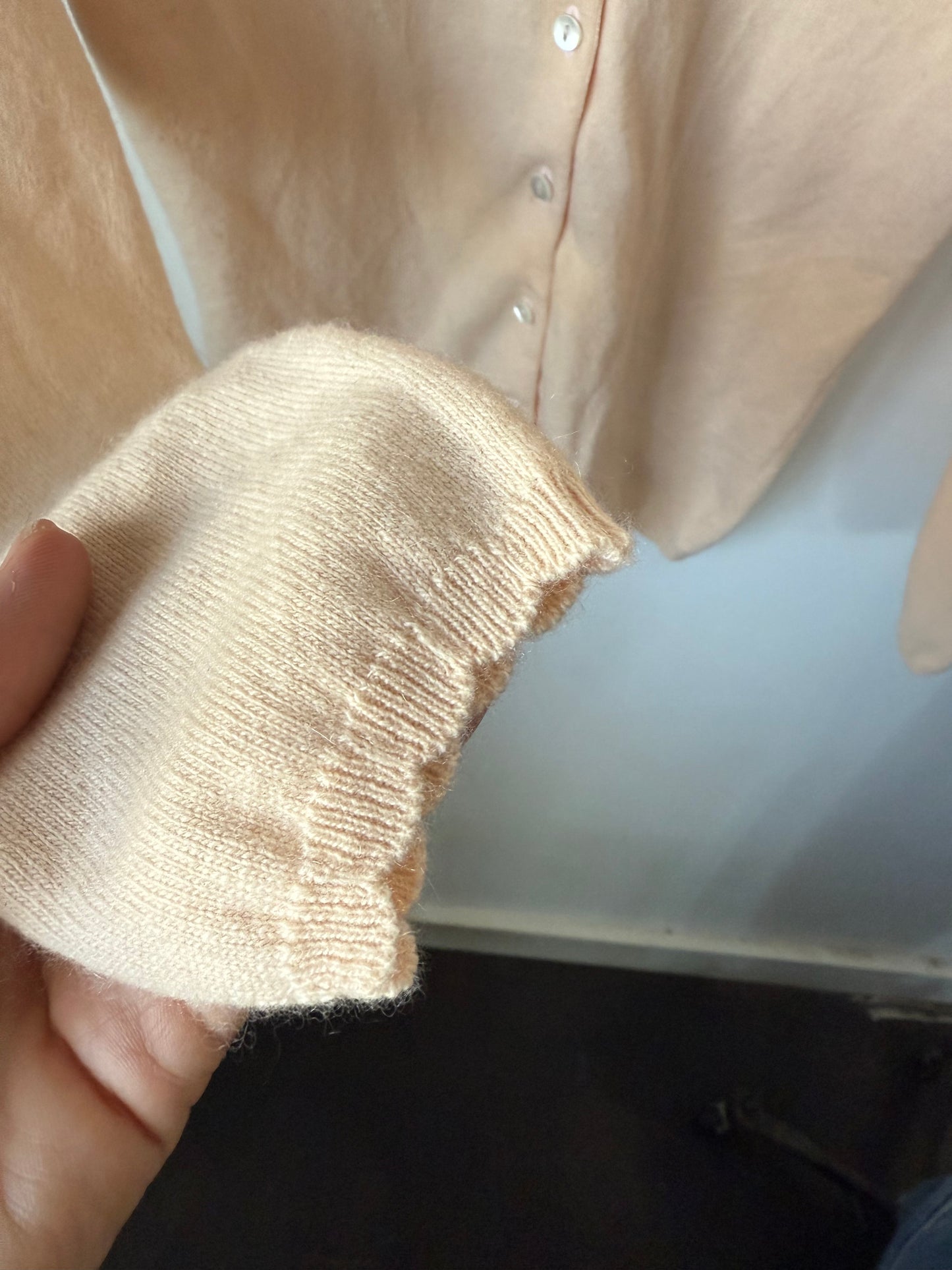 Bergdorf Goodman scalloped cardigan