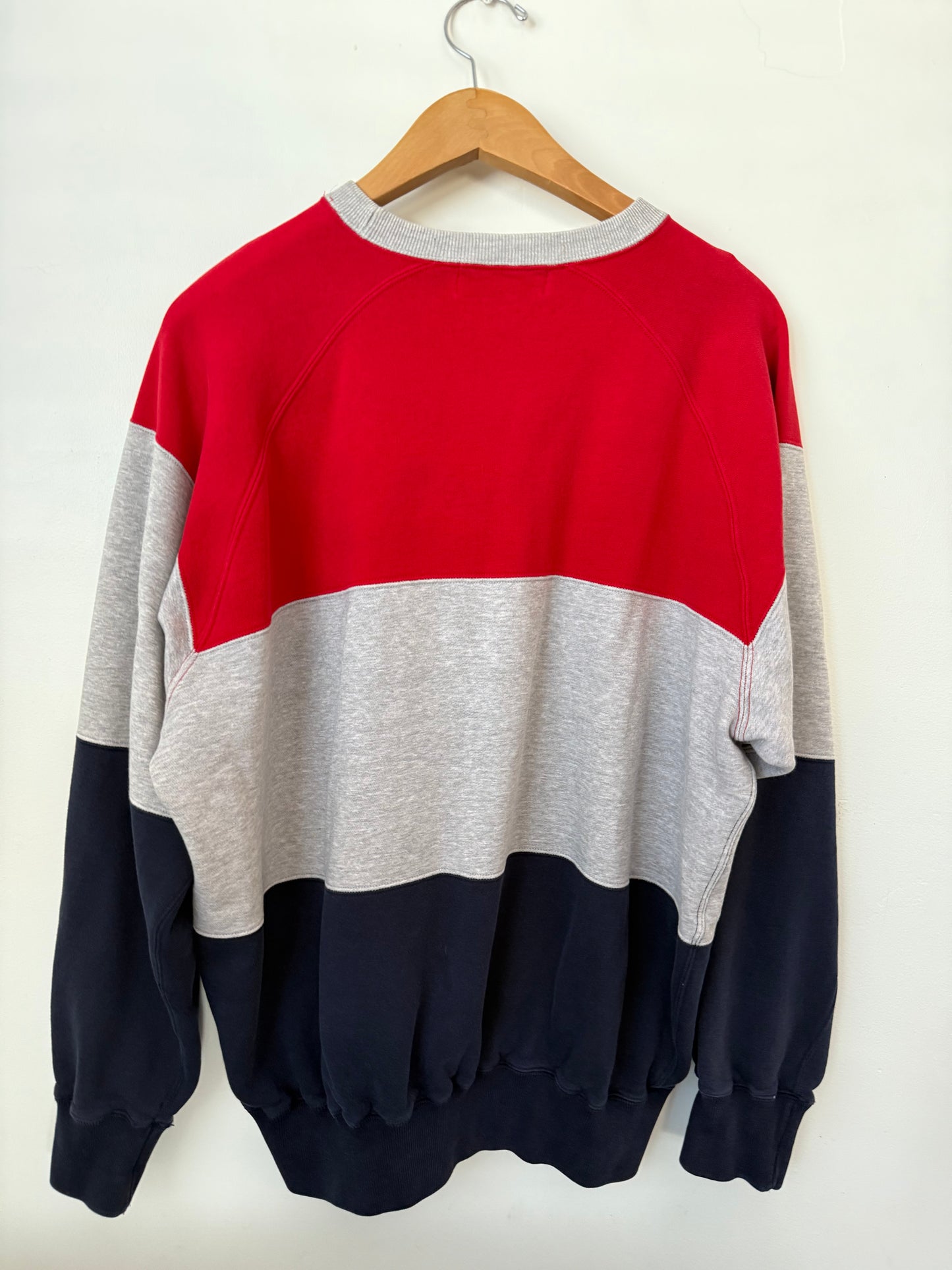 Polo RL - blue & red stripe sweatshirt