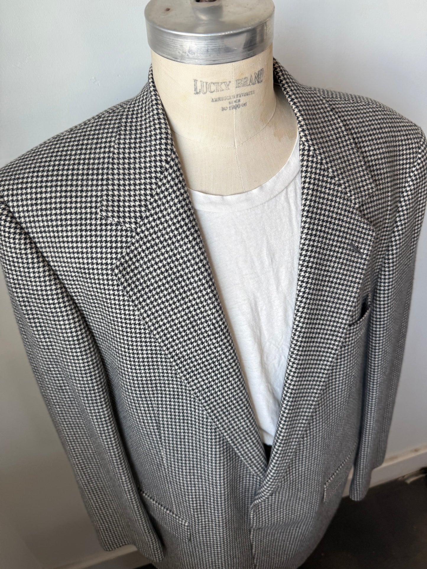 Oversized Herringbone Blazer