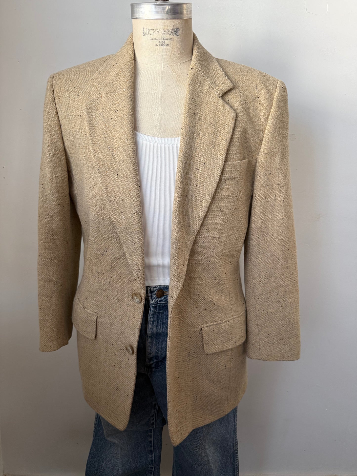DKNY 90's Tweed Blazer