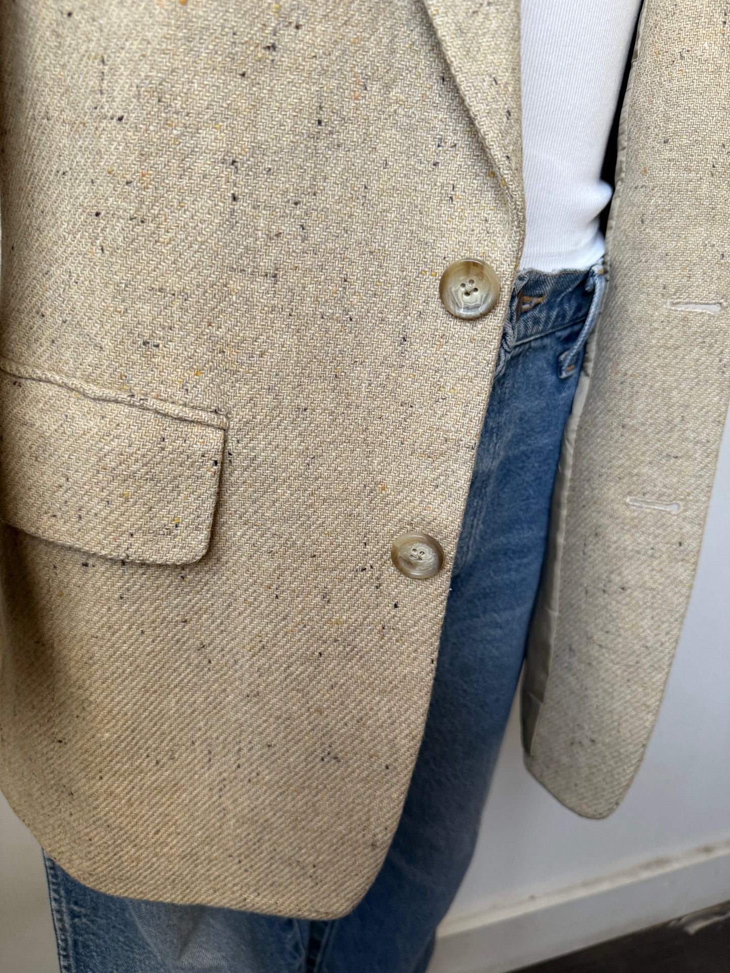 DKNY 90's Tweed Blazer