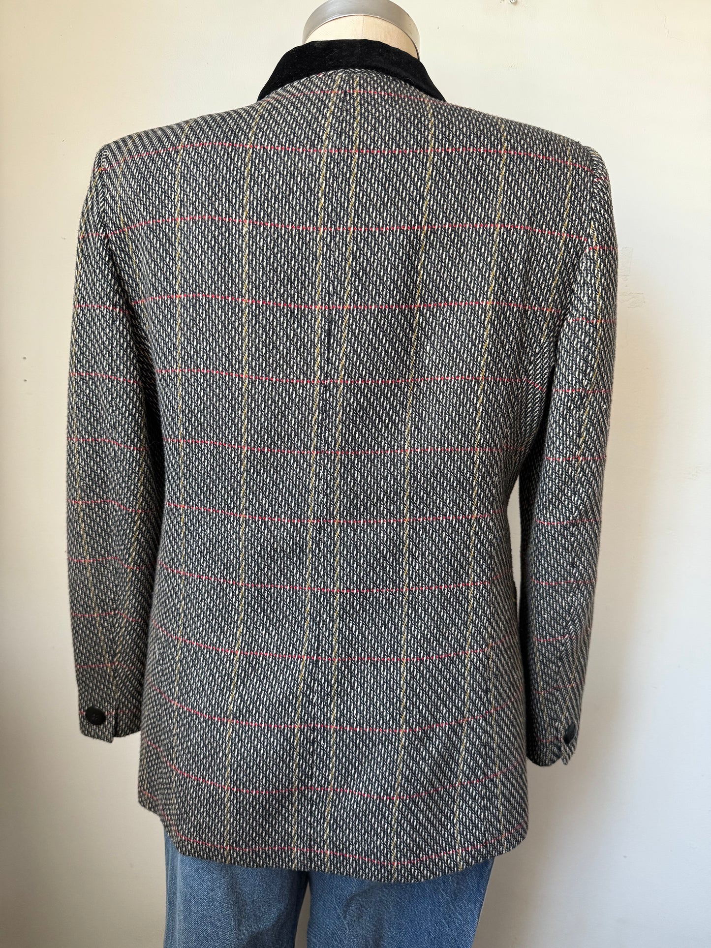 Plaid Blazer