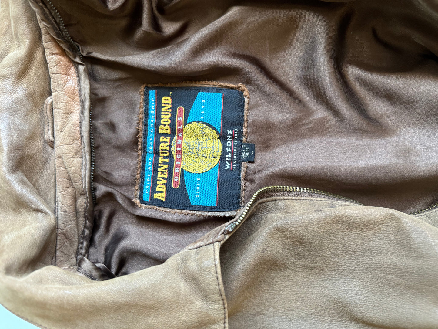 90's Leather Bomber