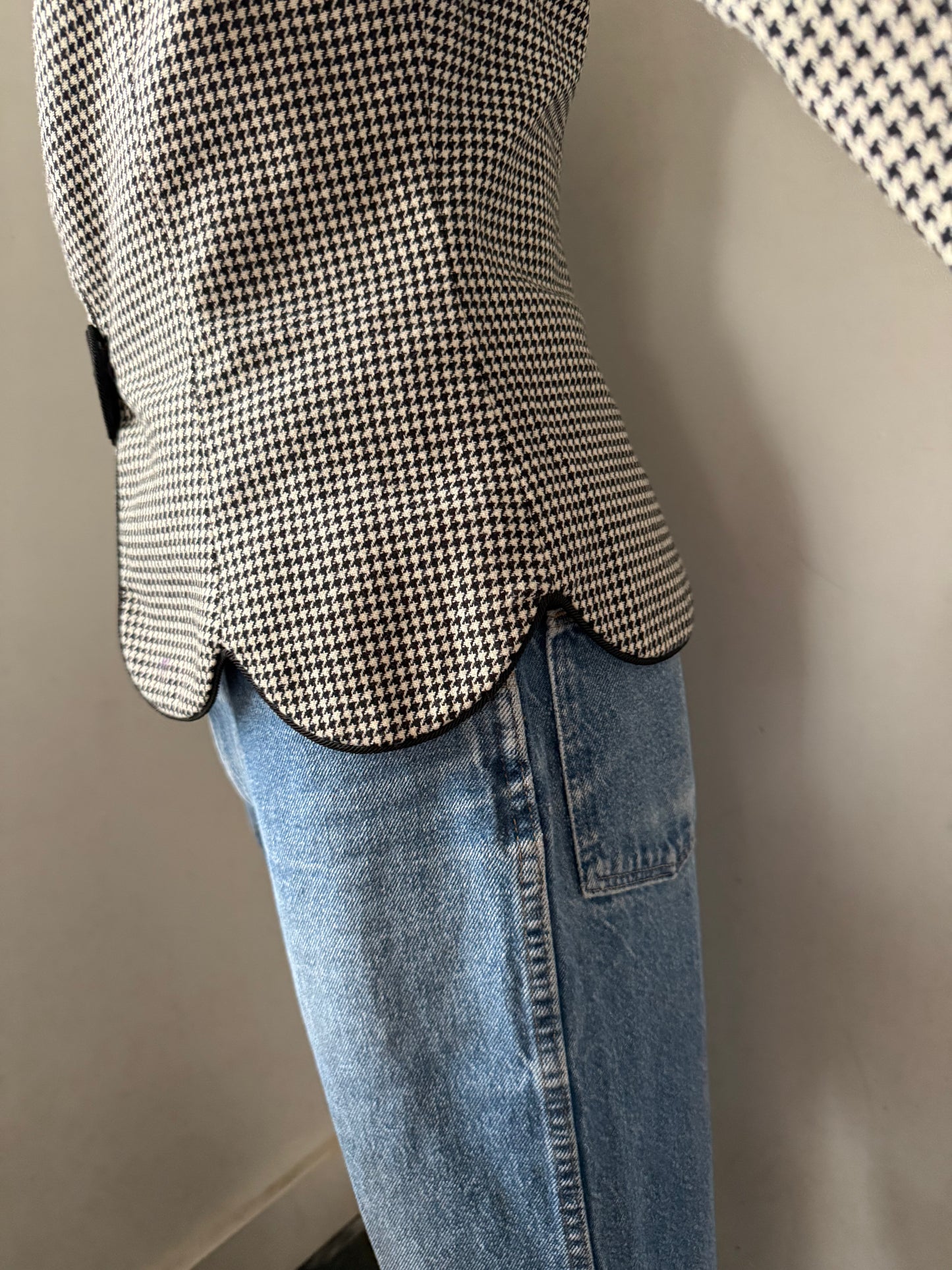 90's Herringbone Blazer
