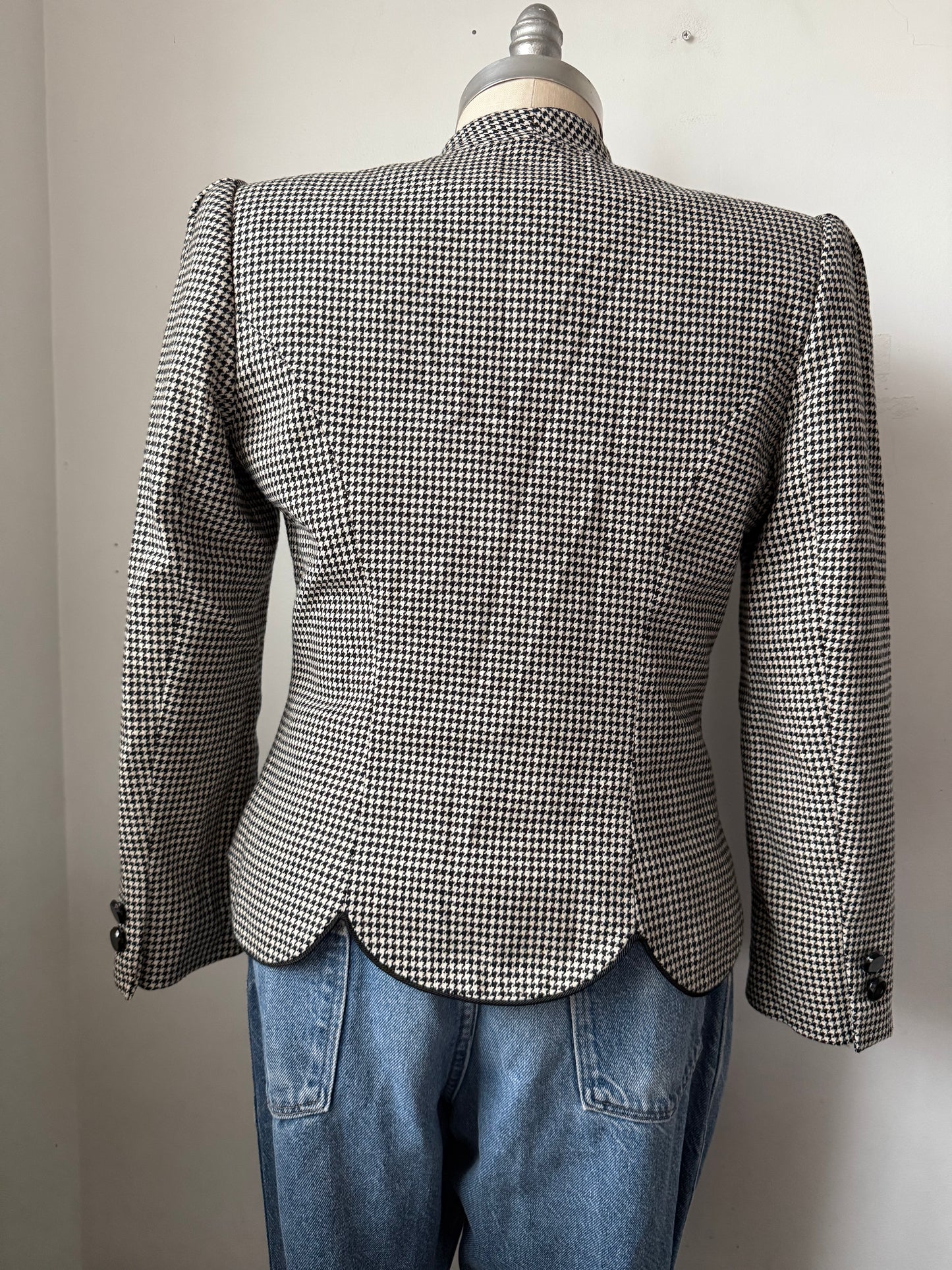 90's Herringbone Blazer