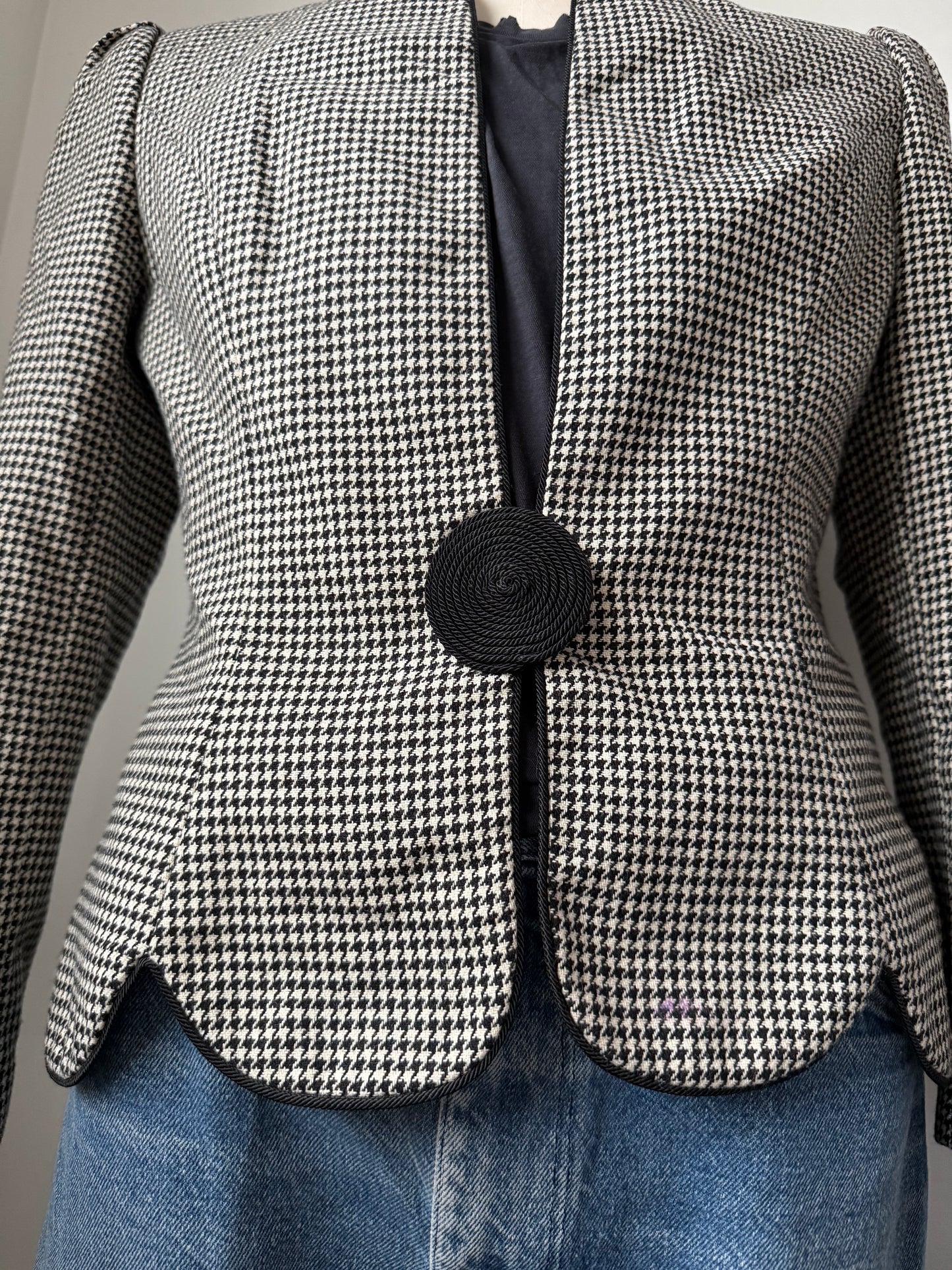 90's Herringbone Blazer