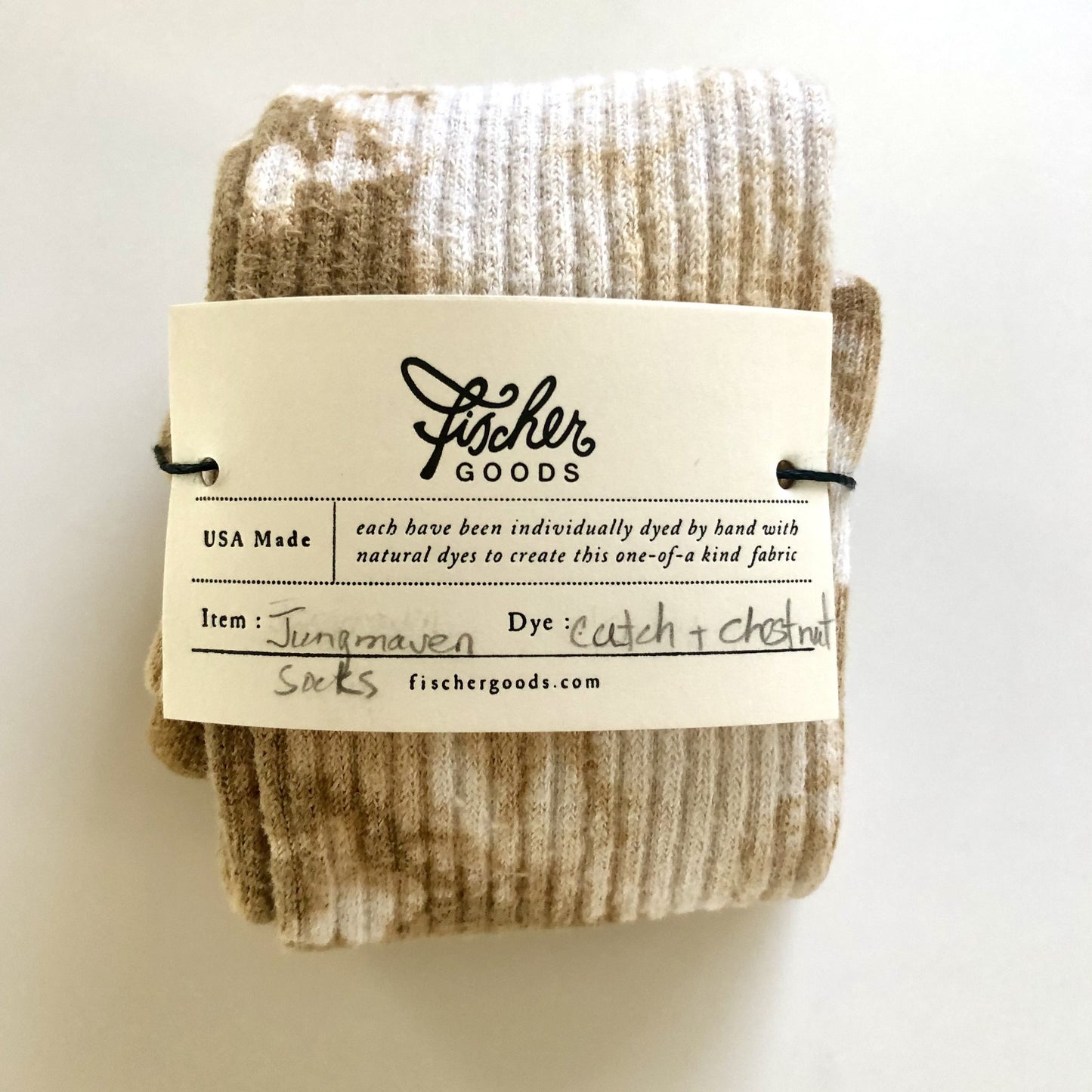 Jungmaven Natural Dyed Socks - Cutch + Chestnut