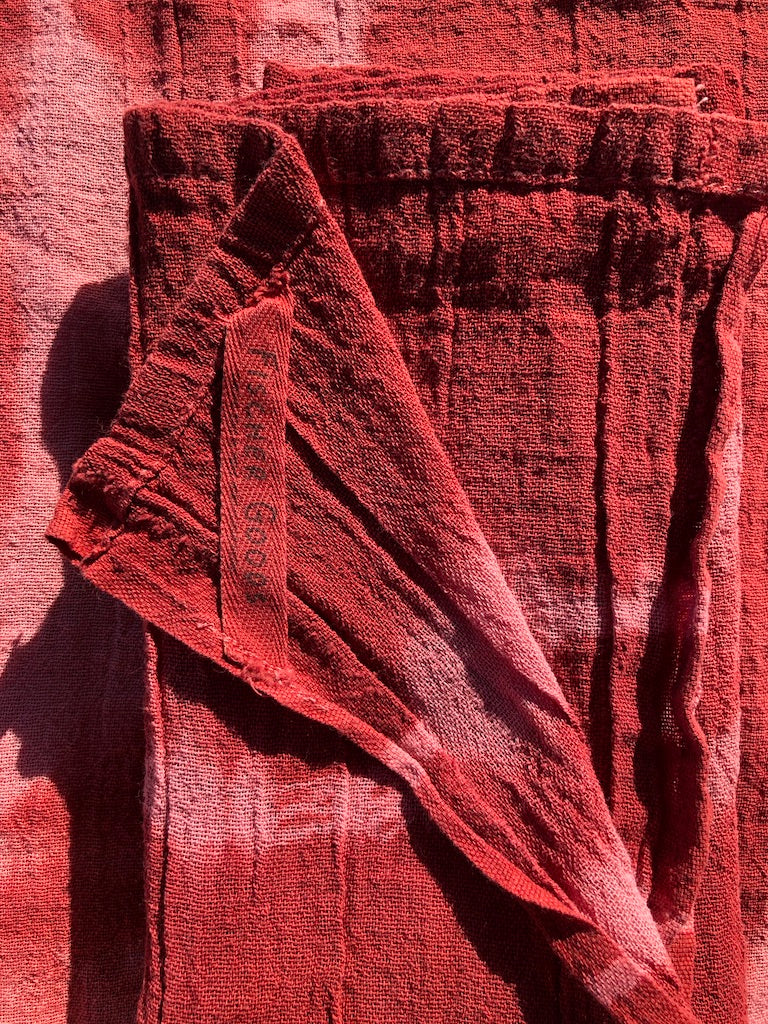 Natural Dyed Tea Towel - Madder Root