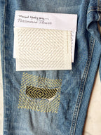 Persimmon Flowers - Minimal Mending + Embellishment Transfer
