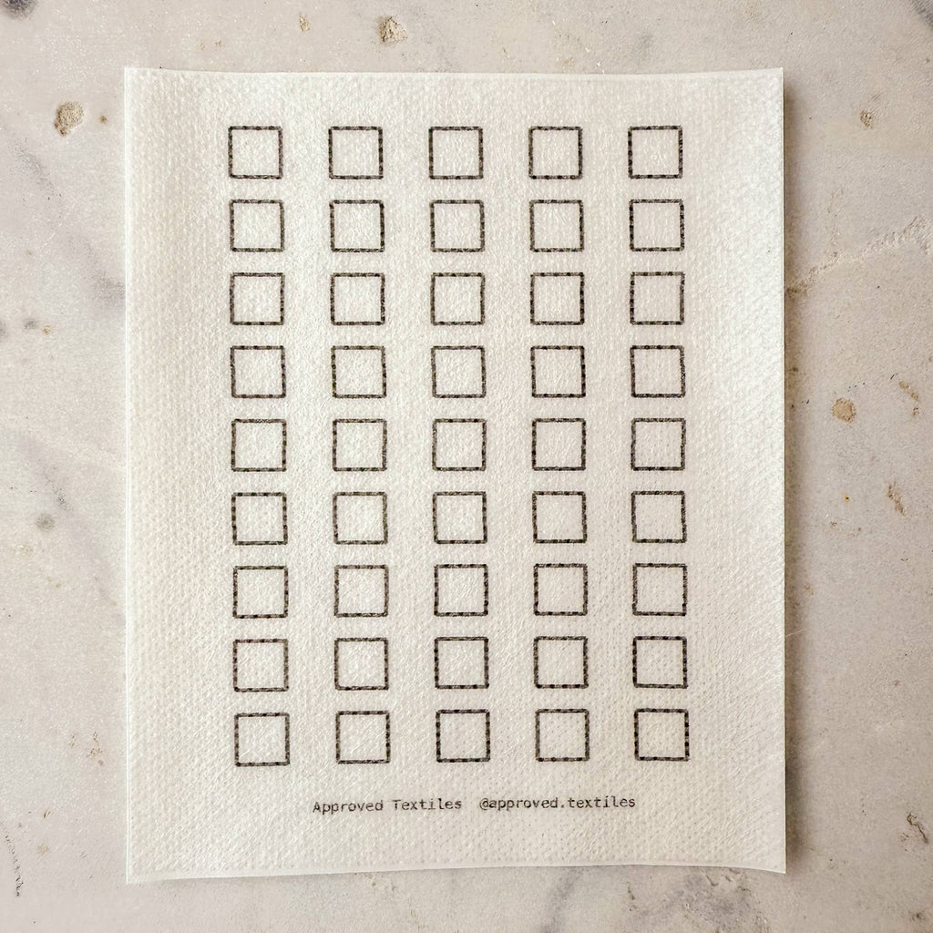 Agnes Martin Mending + Embellishment Transfer