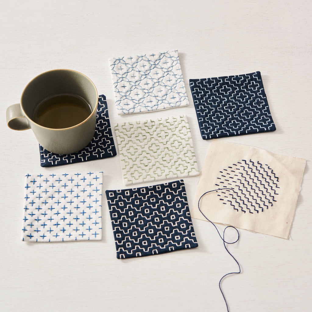 COSMO Sashiko Square Dotted Grid Template