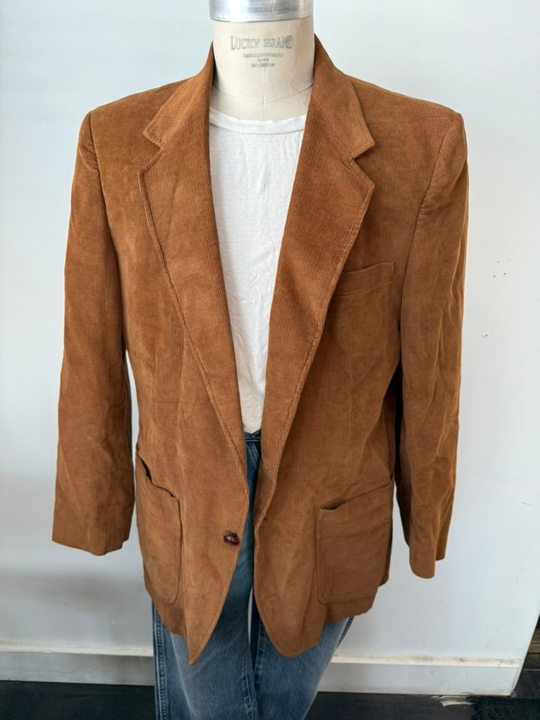 Corduroy Camel Blazer