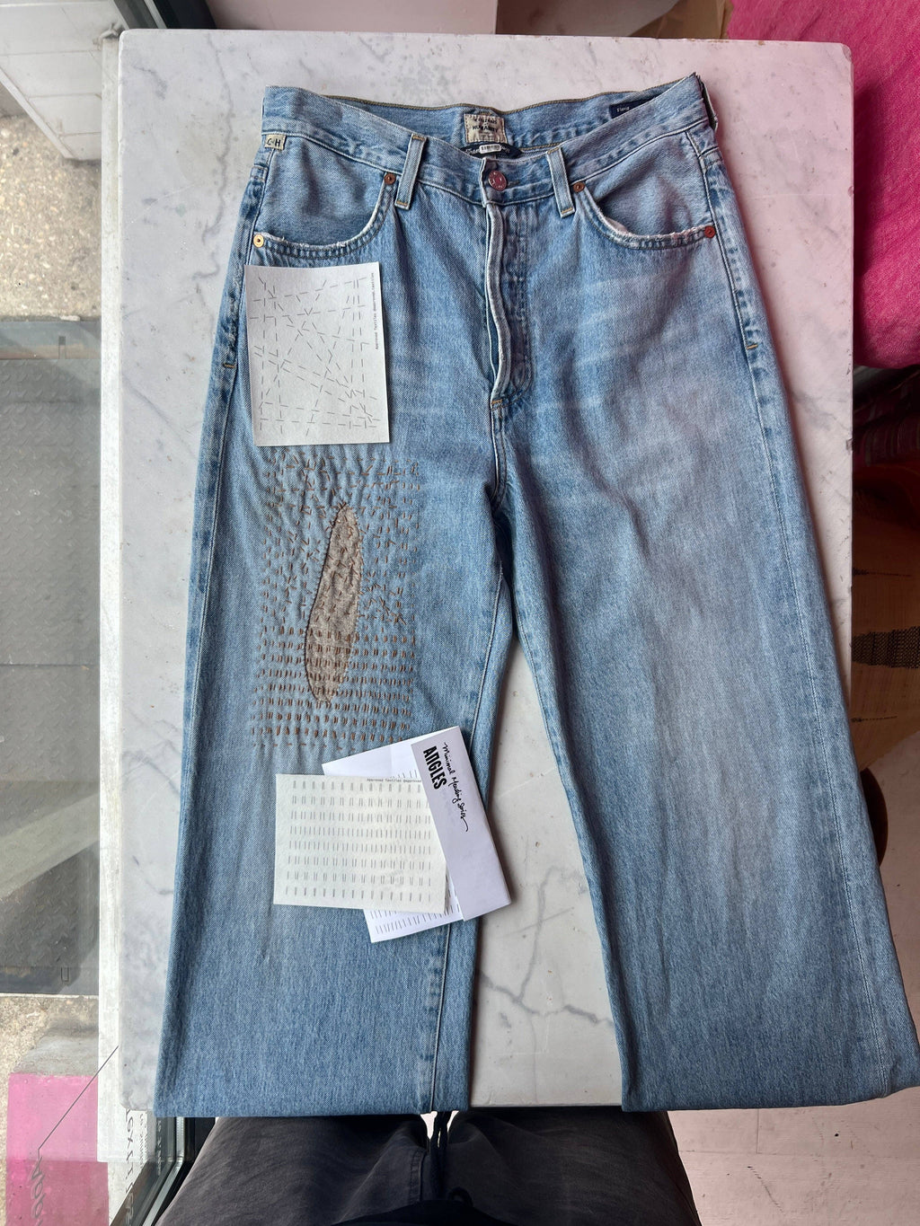 Angles - Minimal Mending Transfers