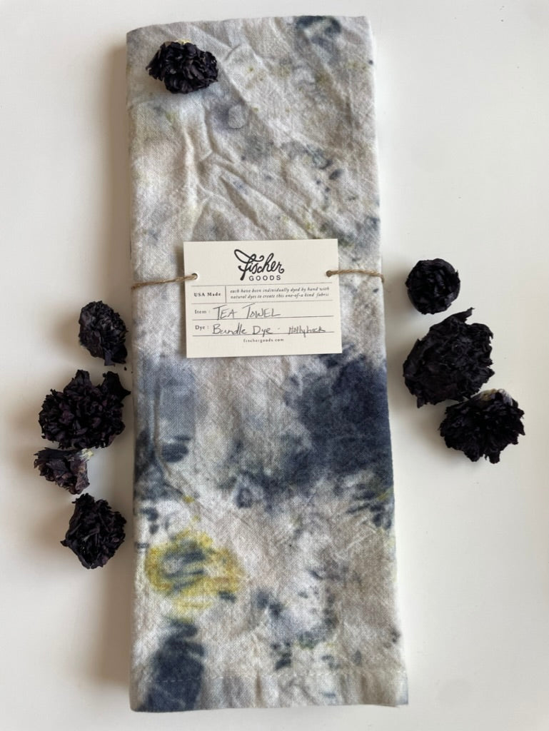 Tea Towel Bundle Dye - hollyhock