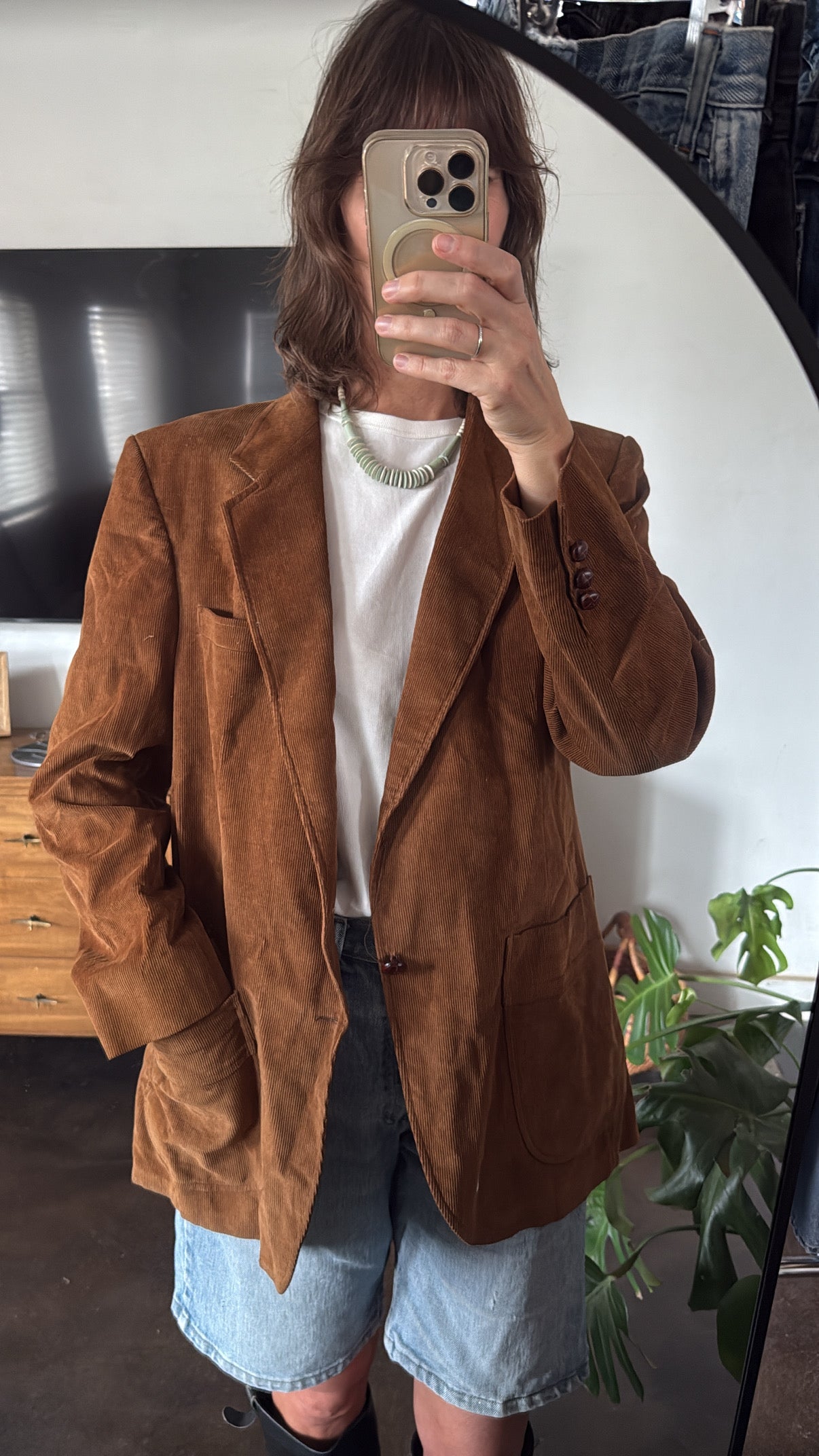 Corduroy Camel Blazer