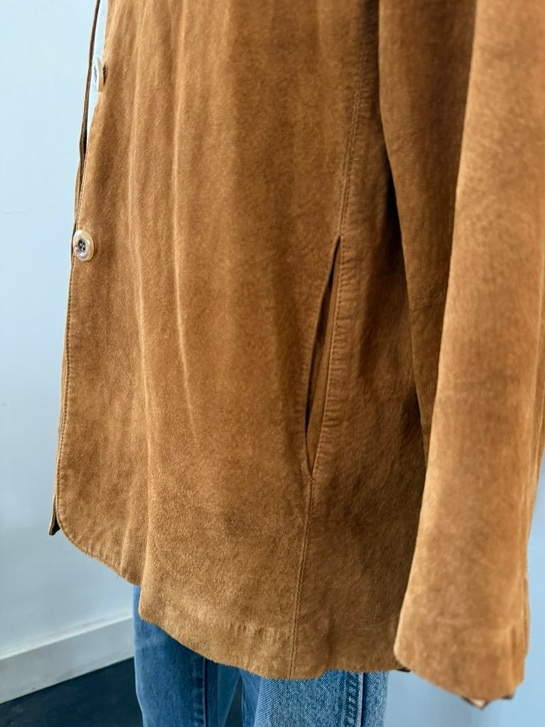 Suede Jacket button up
