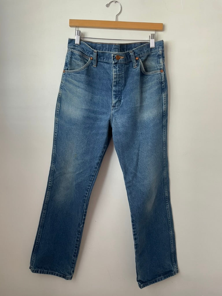 Wrangler straight leg denim, 32x30 - $64