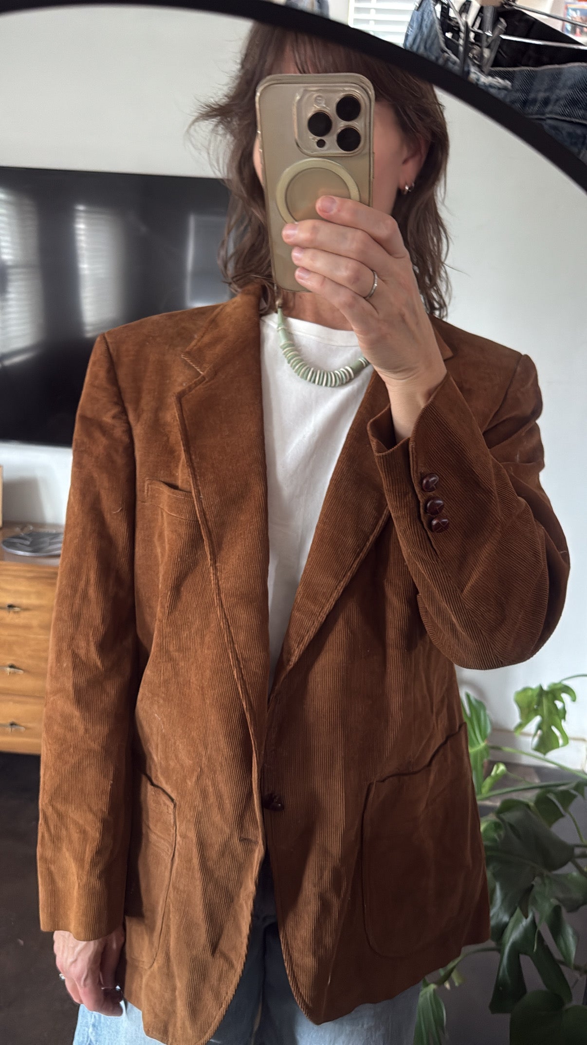 Corduroy Camel Blazer