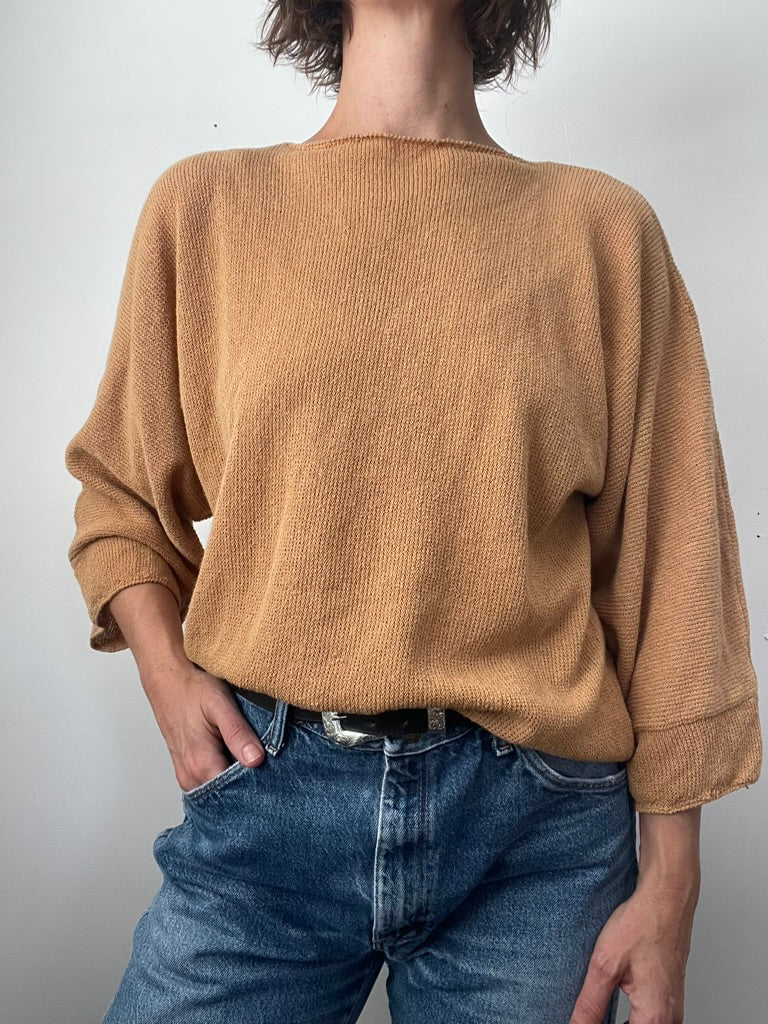 Gauzy knit top - 2XL, $34