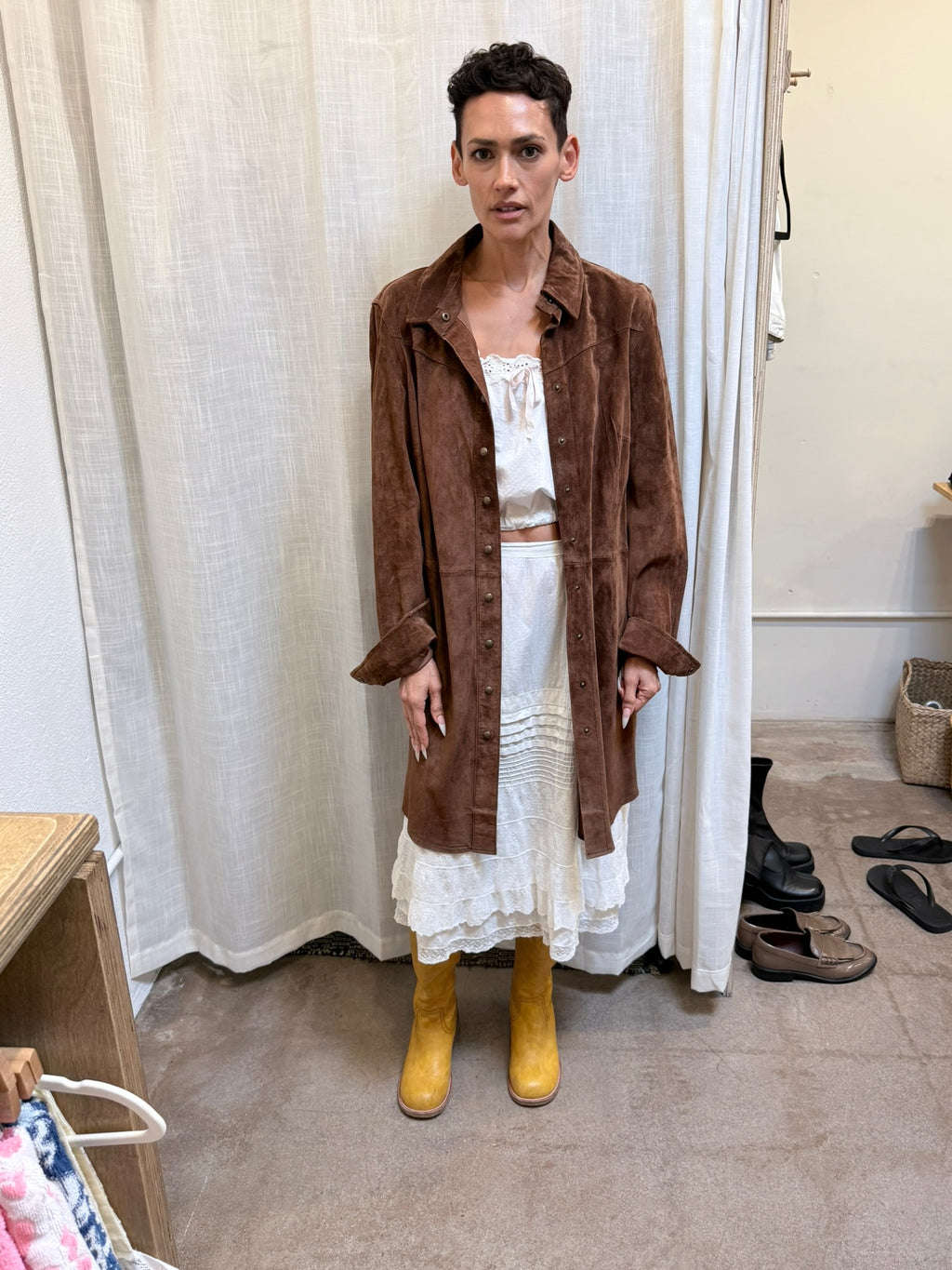 Maider Mood - Suede dress