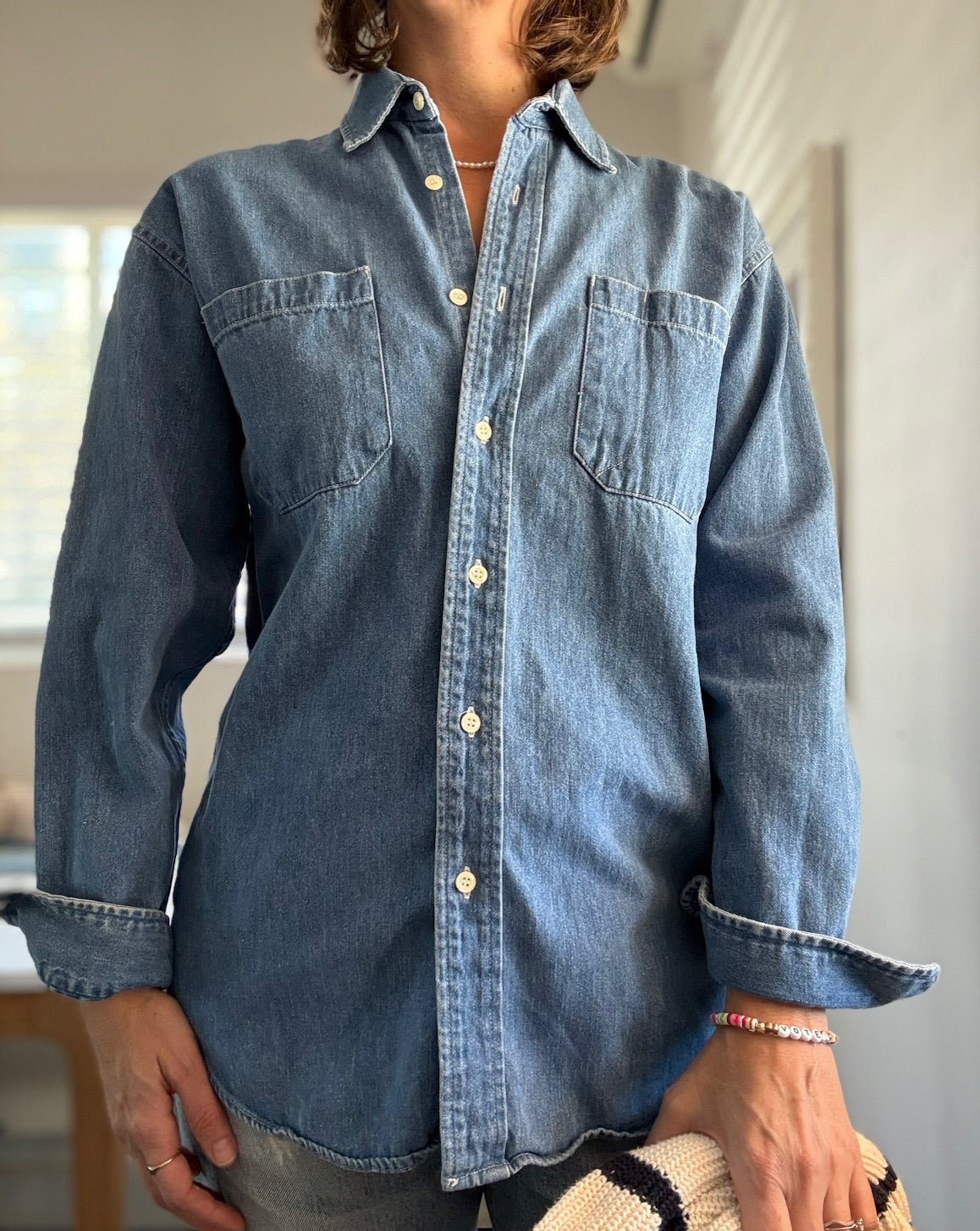 Denim Everyday Shirt  - M