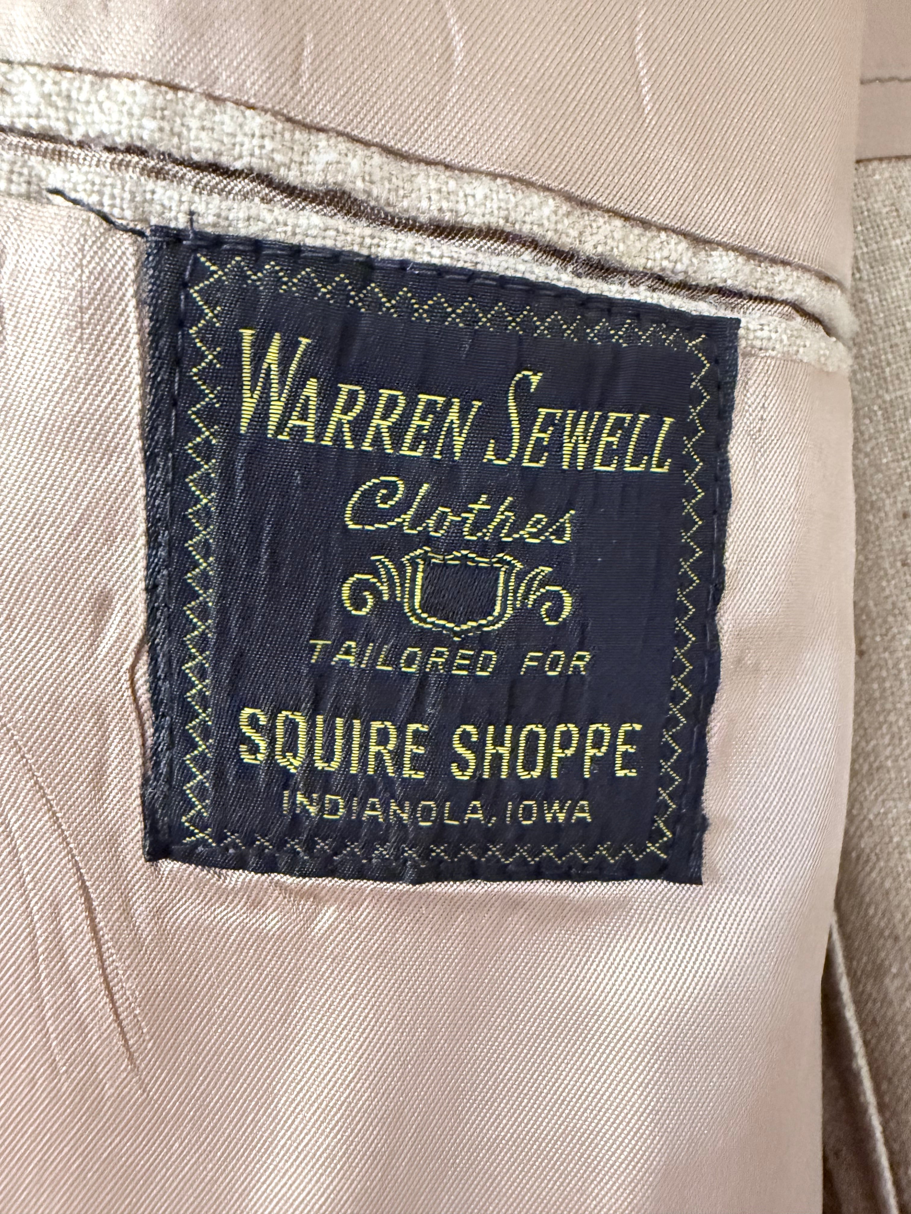 Linen light tan blazer