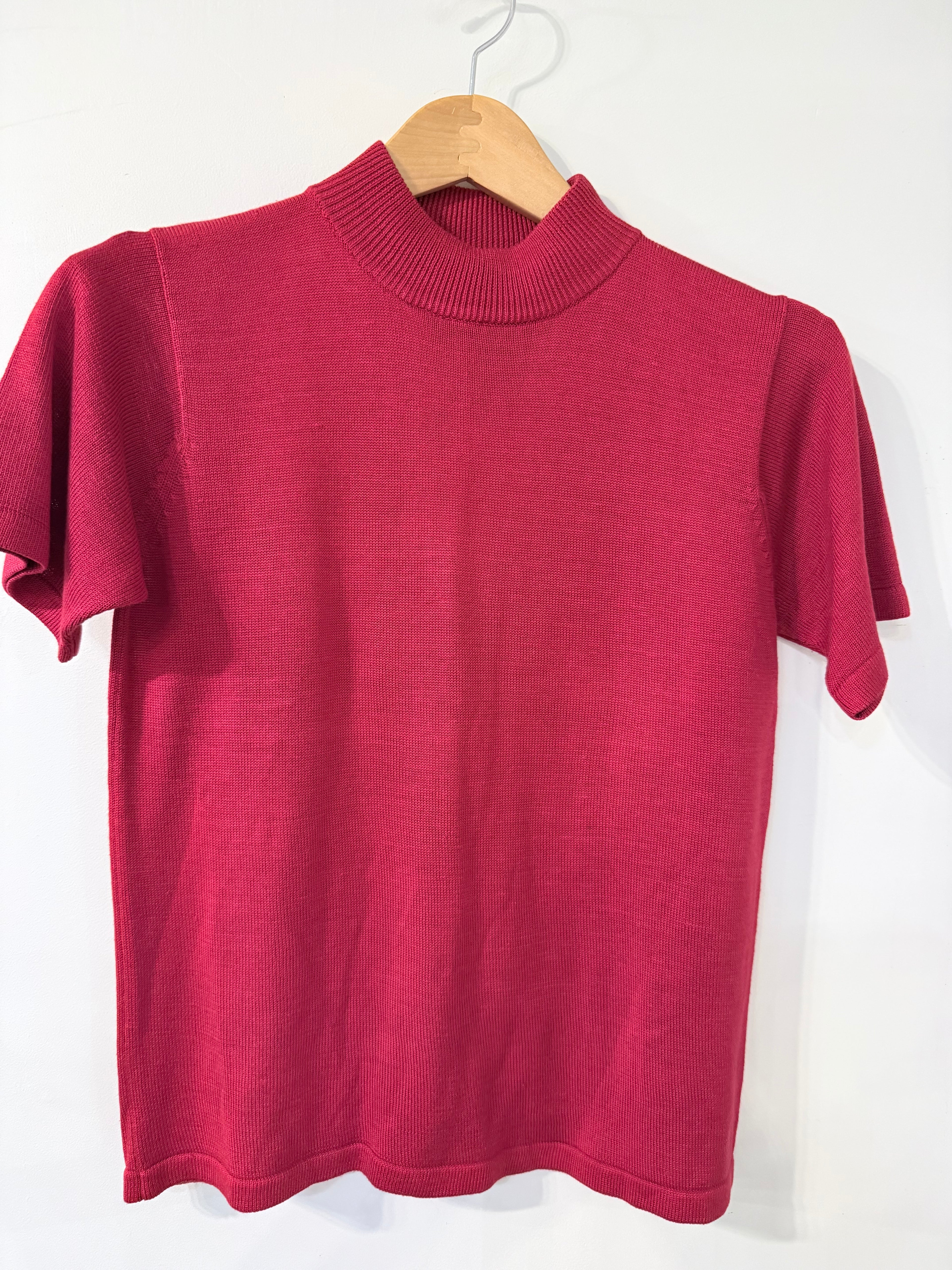 90's Red Silk knit