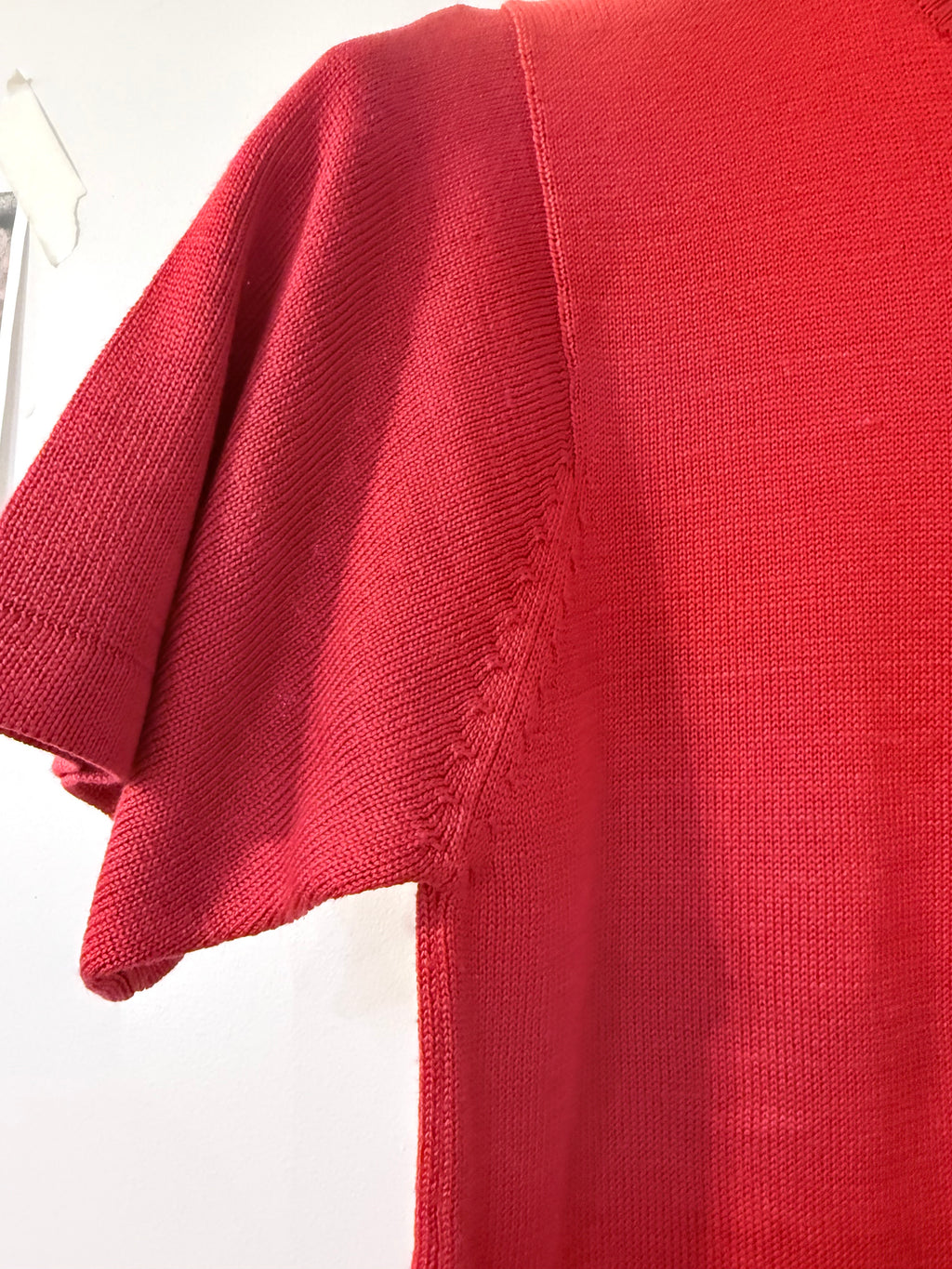 90's Red Silk knit