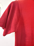90's Red Silk knit