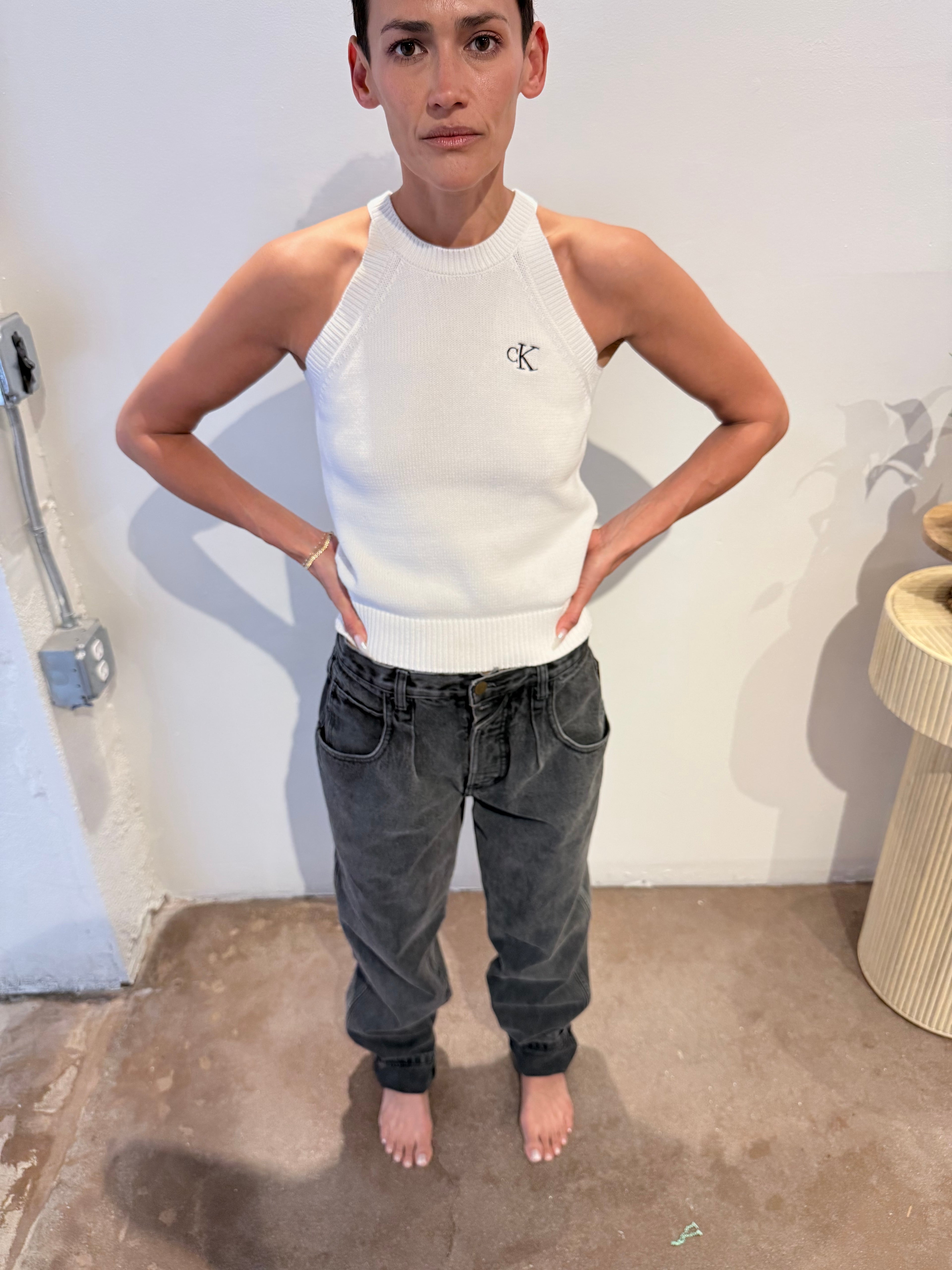 90's Guess pleated denim