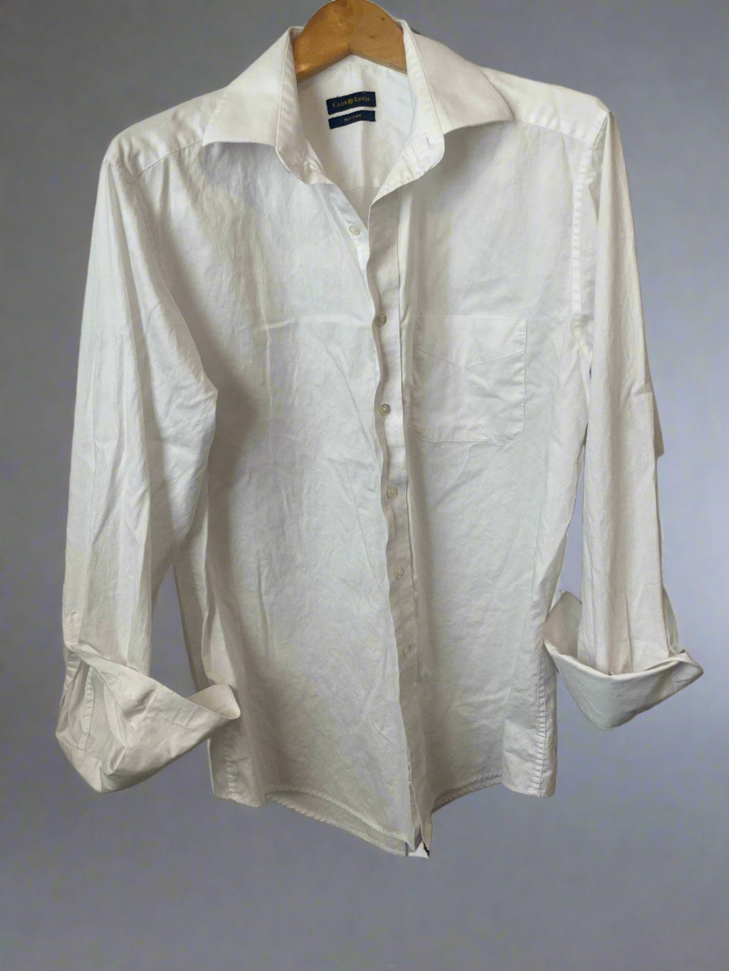 Classic white cotton oversized button up