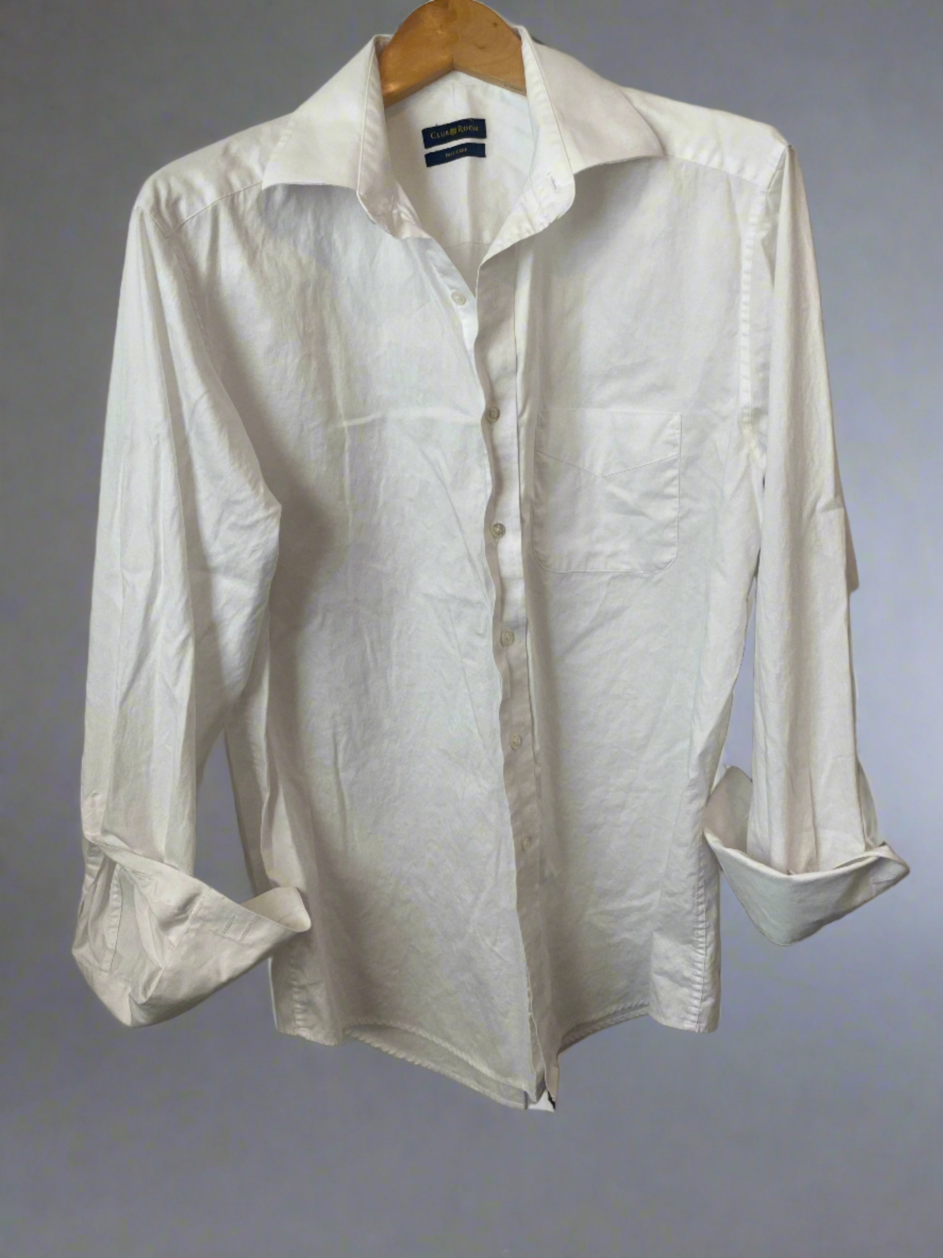Classic white cotton oversized button up