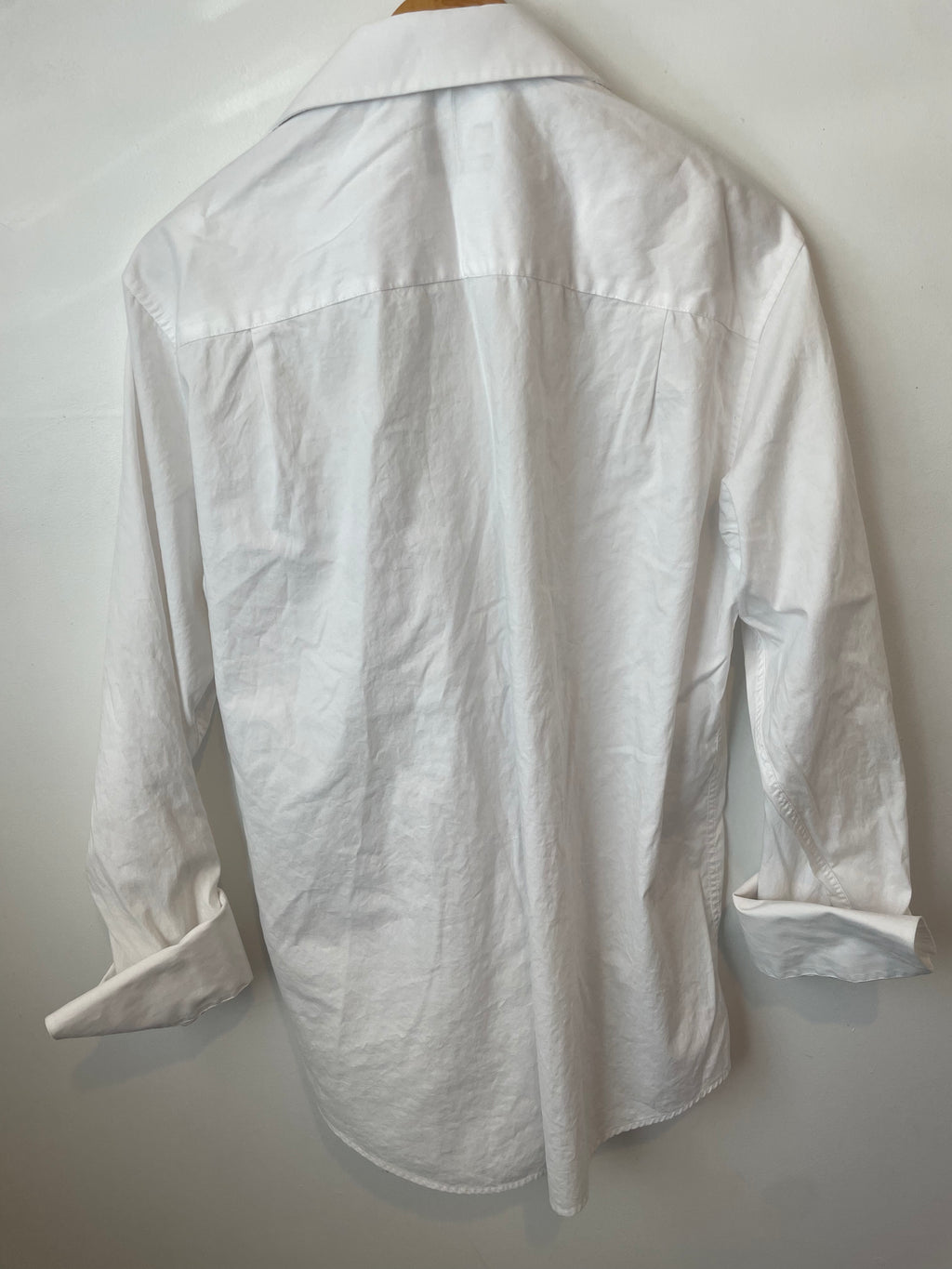 Classic white cotton oversized button up