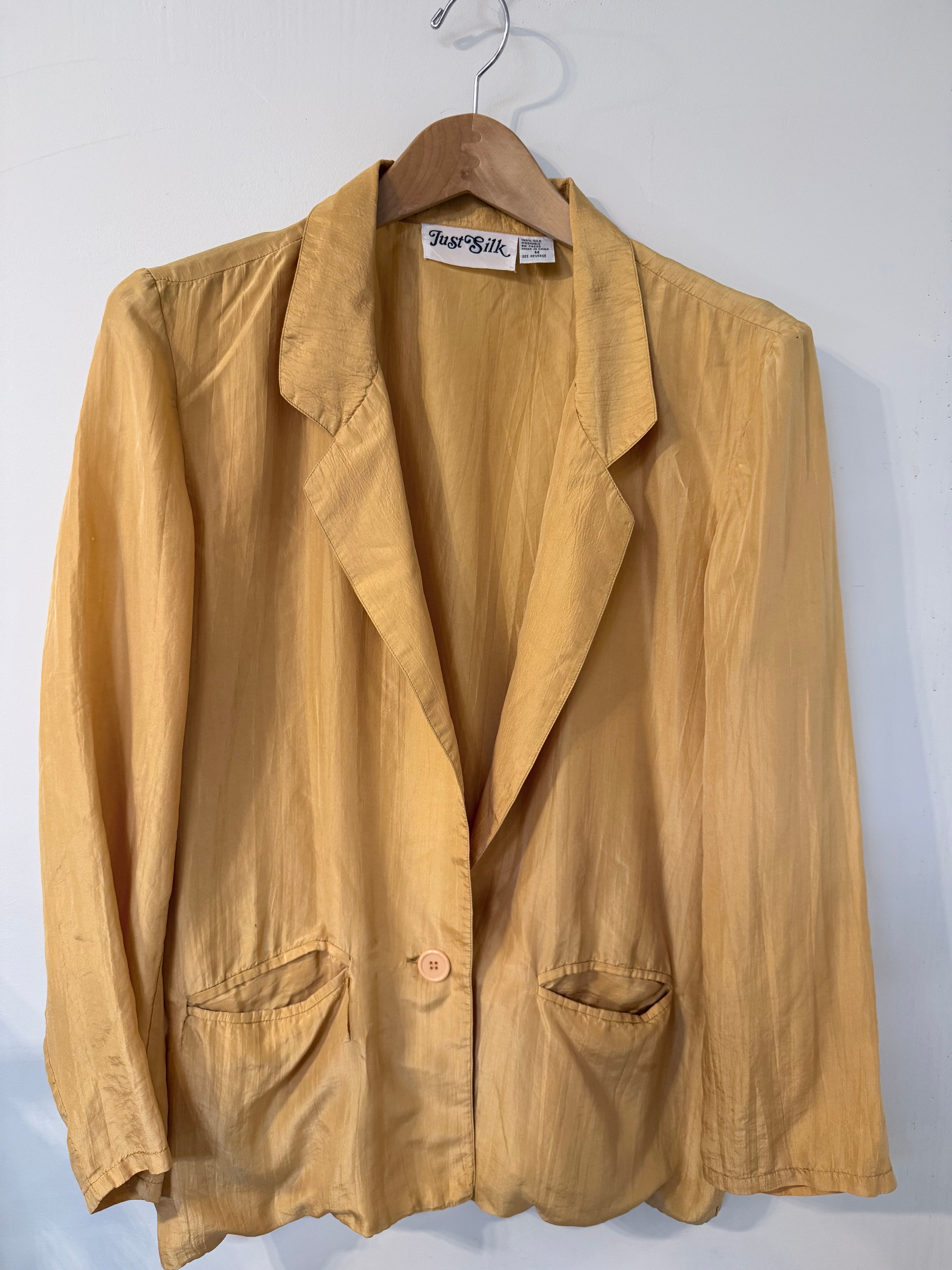 100% Silk blazer