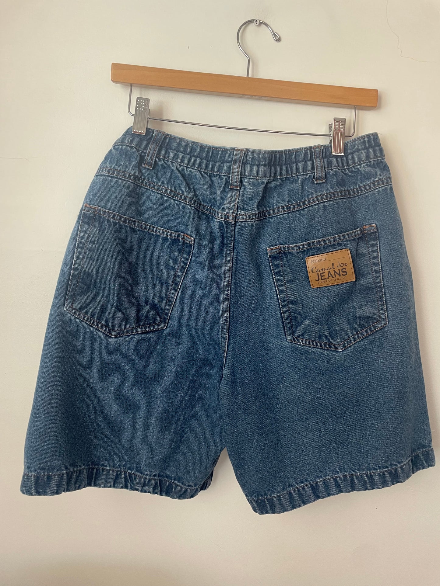 Elastic waist denim short - 36" waist, 8" inseam