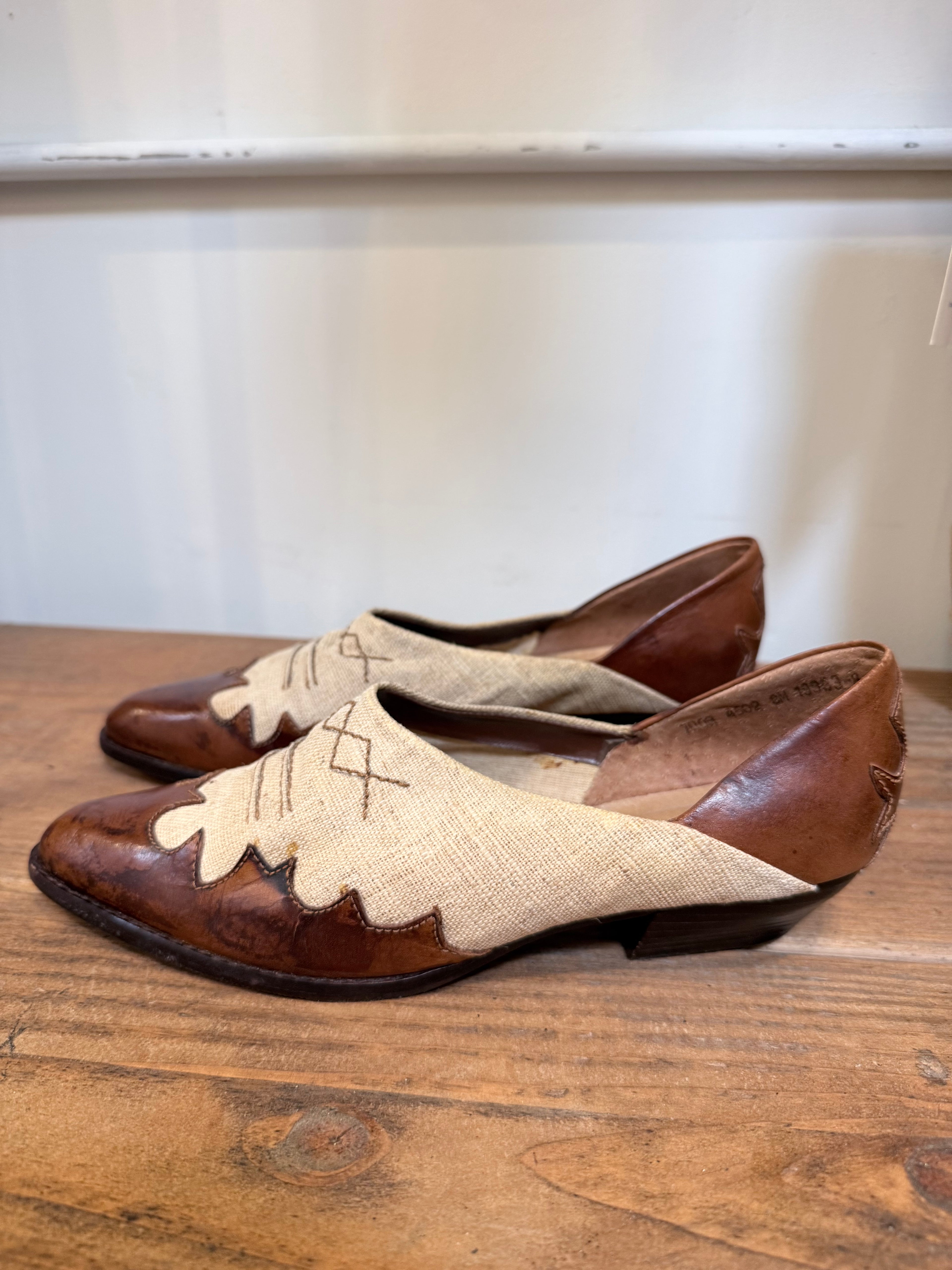 90's cowboy slip ons