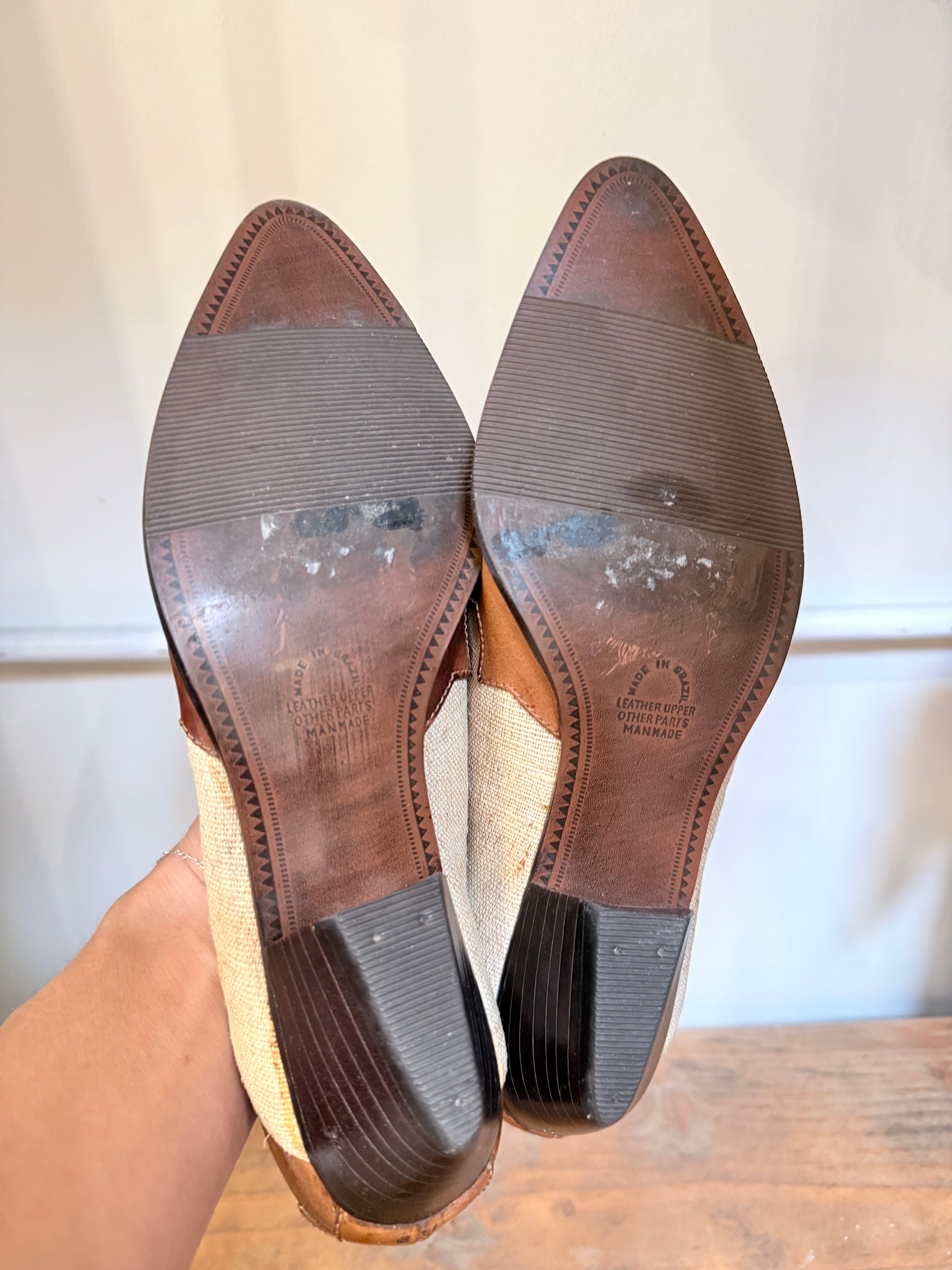 90's cowboy slip ons