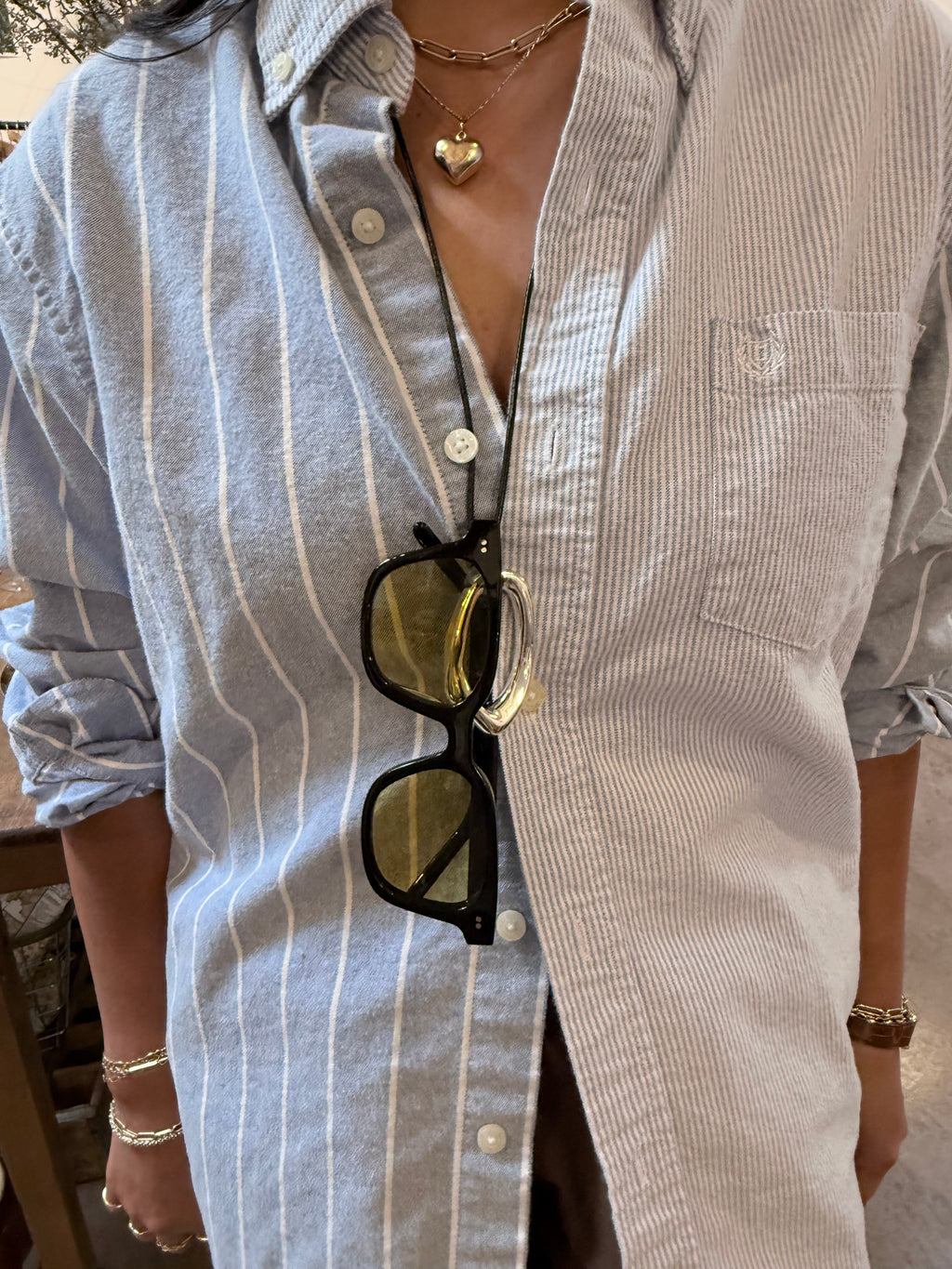 Chaps 90's woven button up