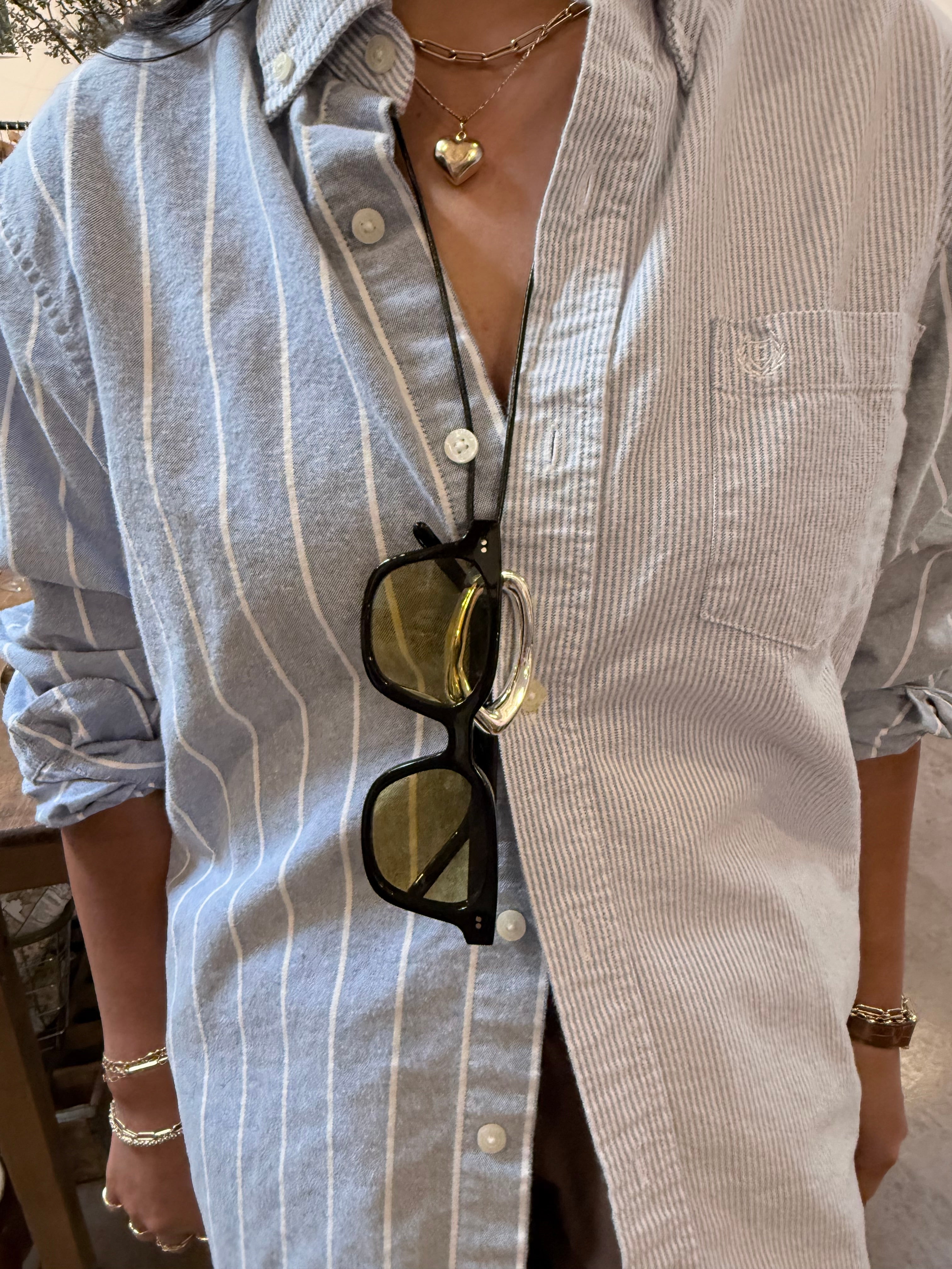 Chaps 90's woven button up