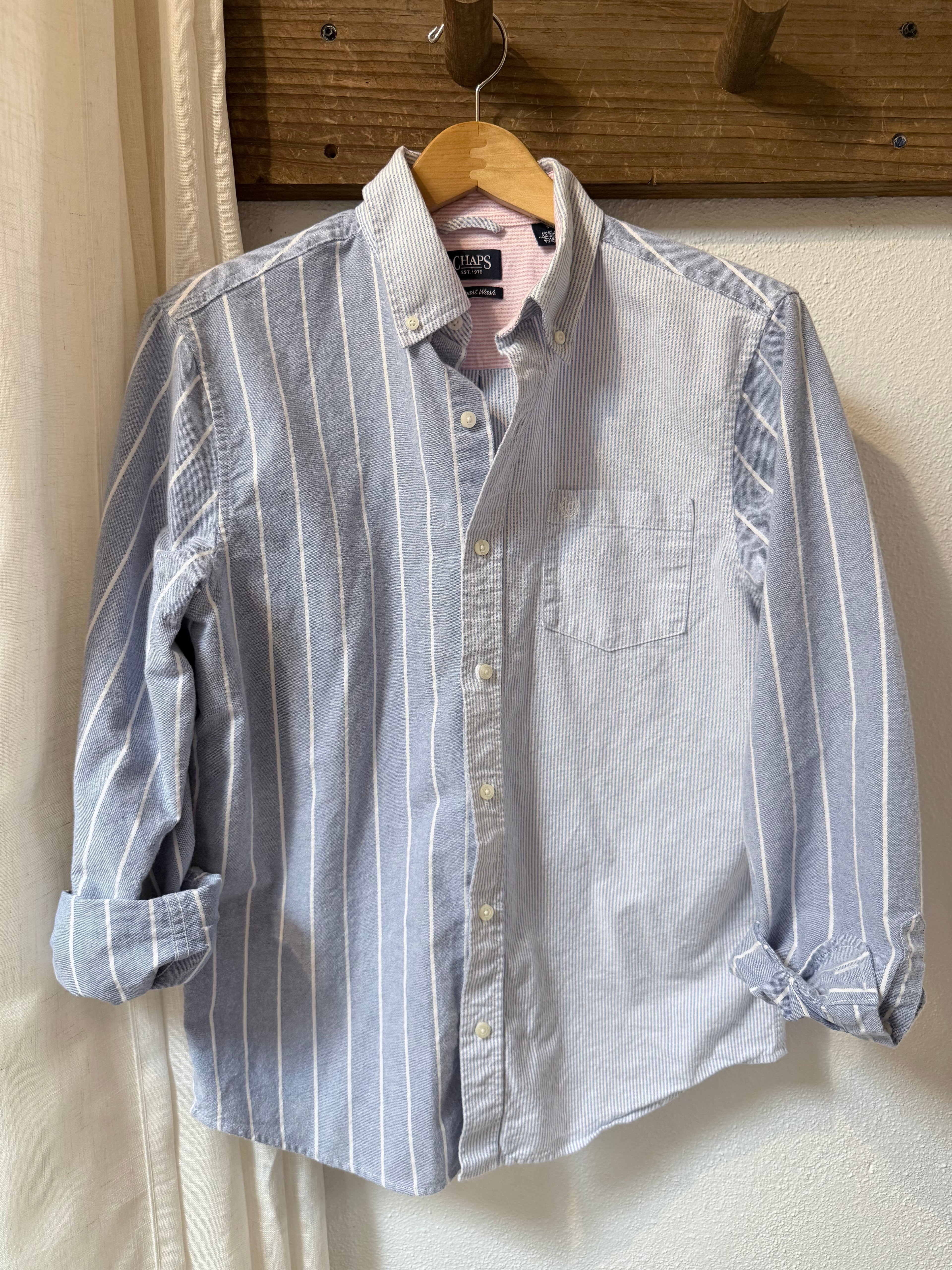 Chaps 90's woven button up
