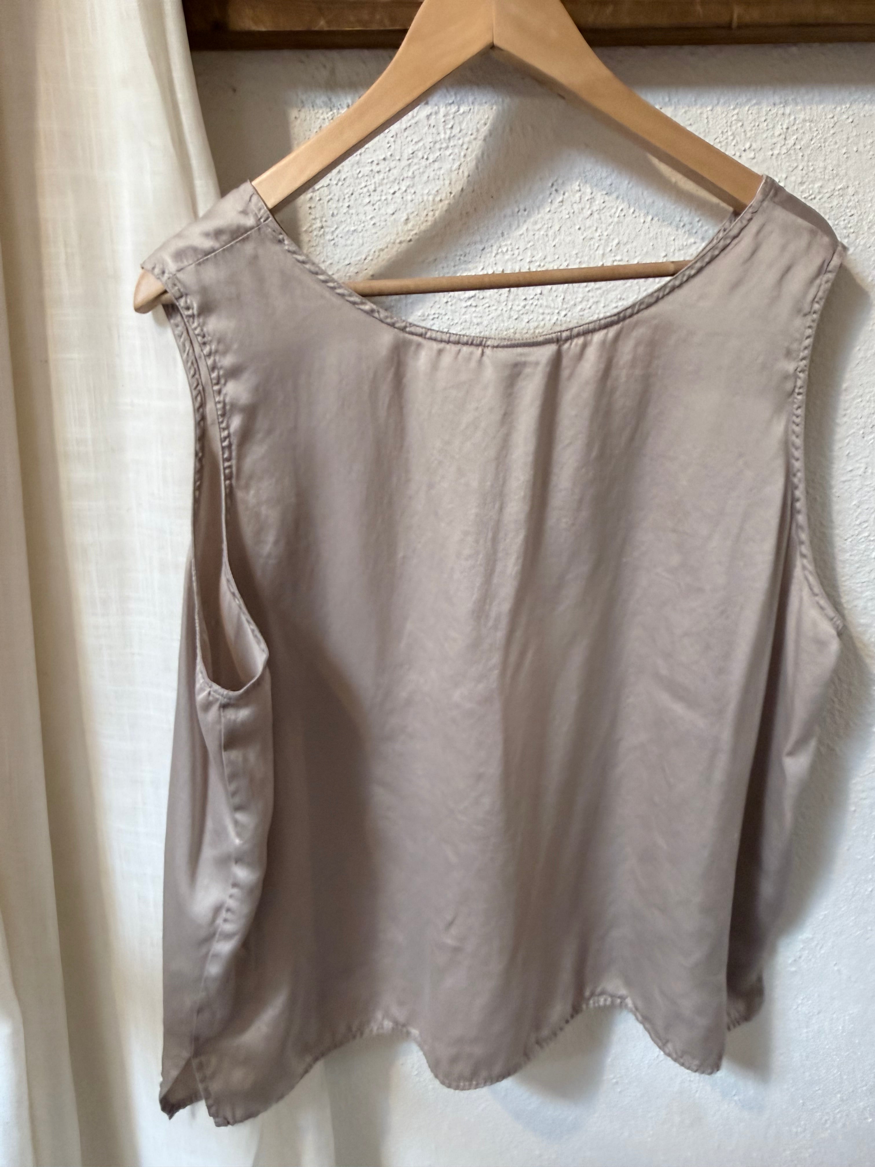 Champagne Silk tank