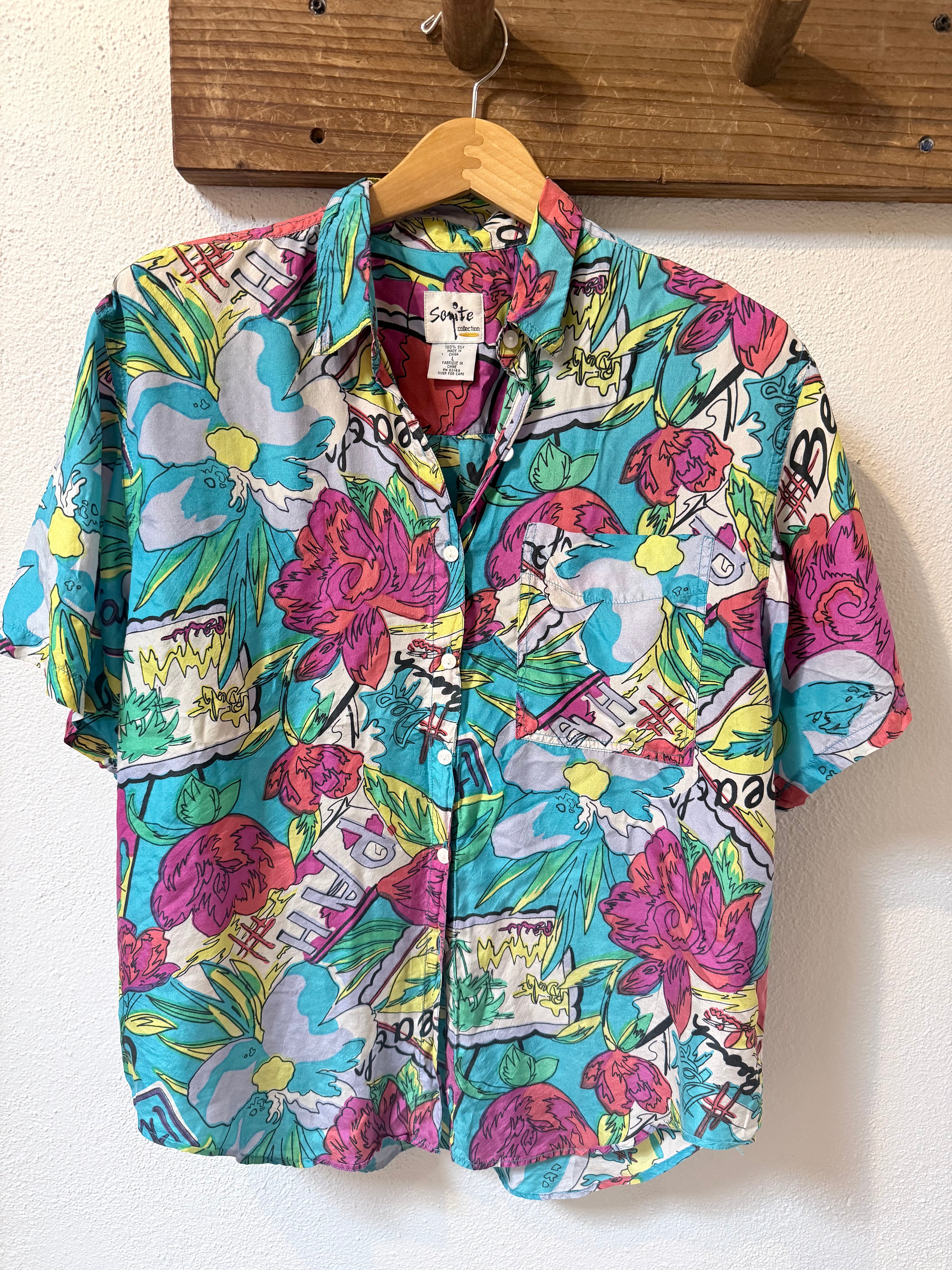 Summer silk blouse