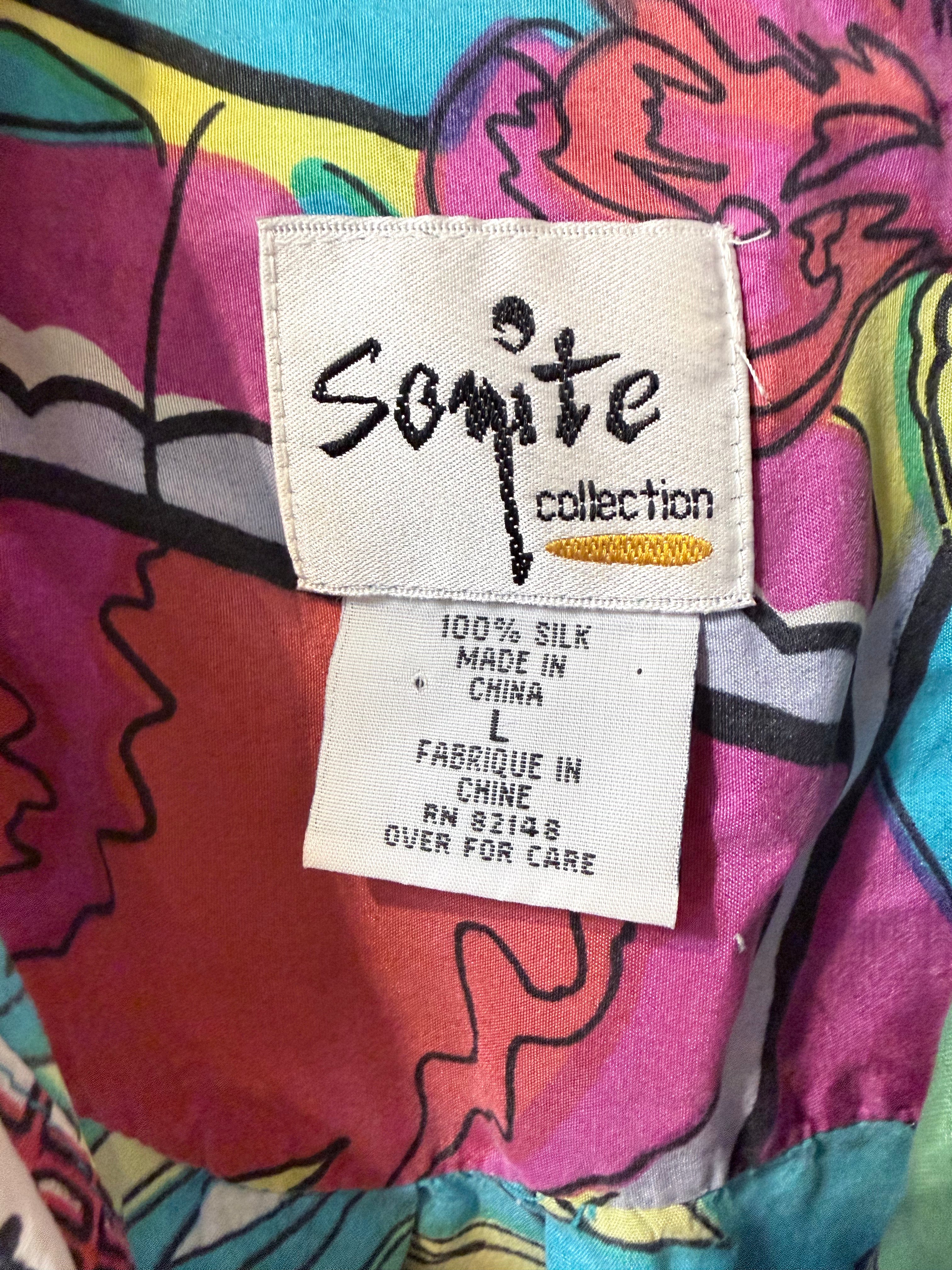 Summer silk blouse