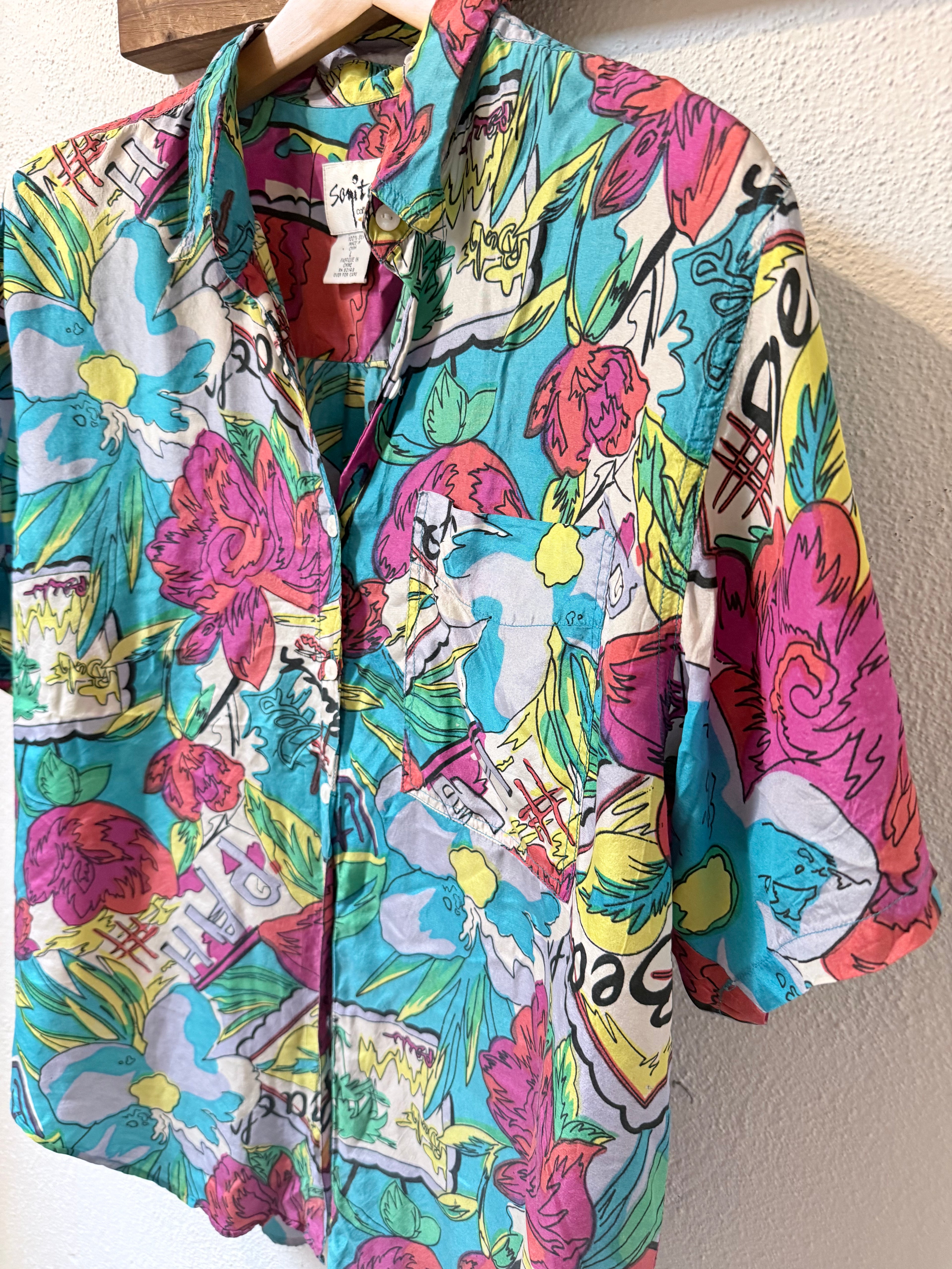 Summer silk blouse