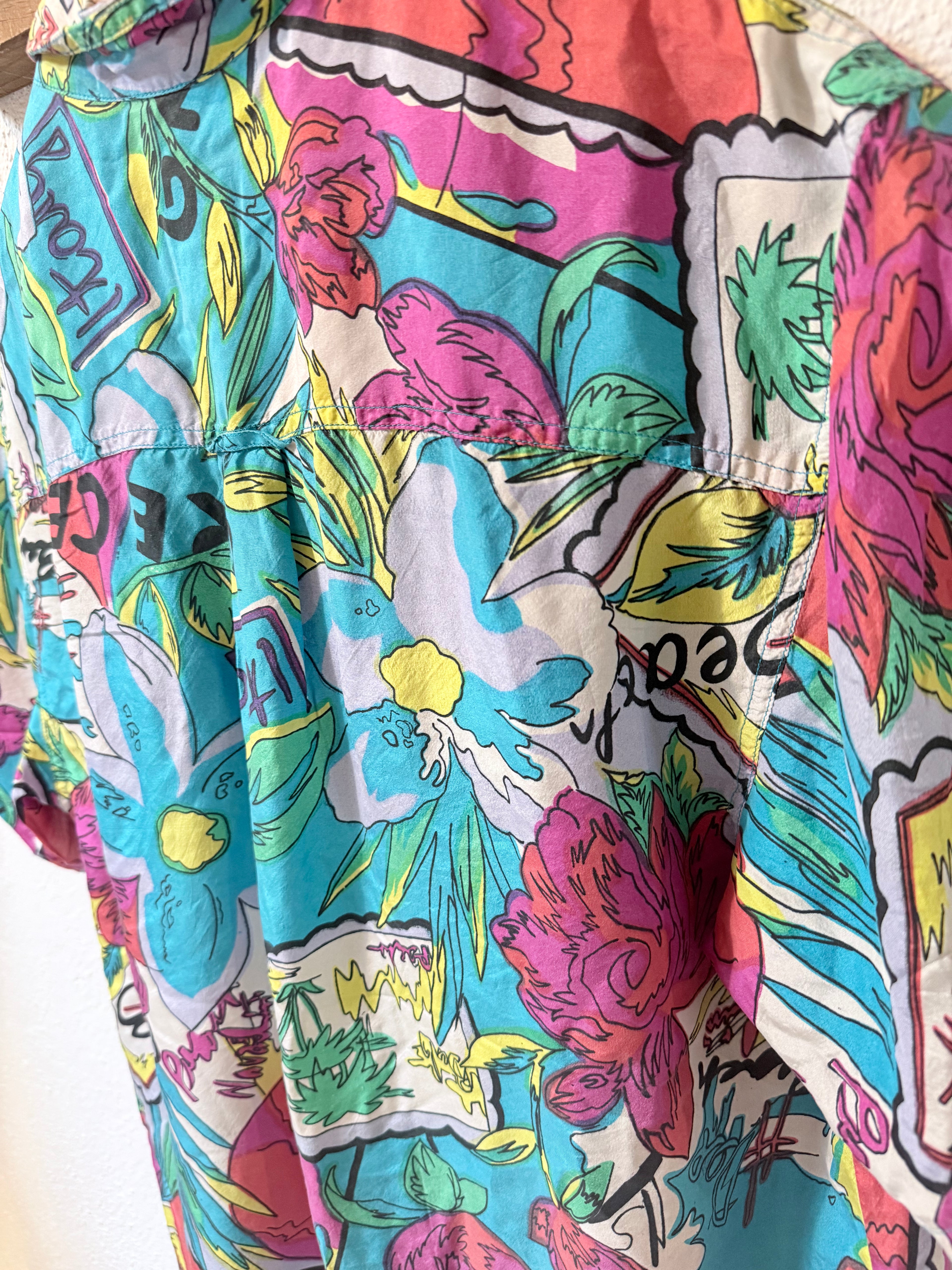 Summer silk blouse