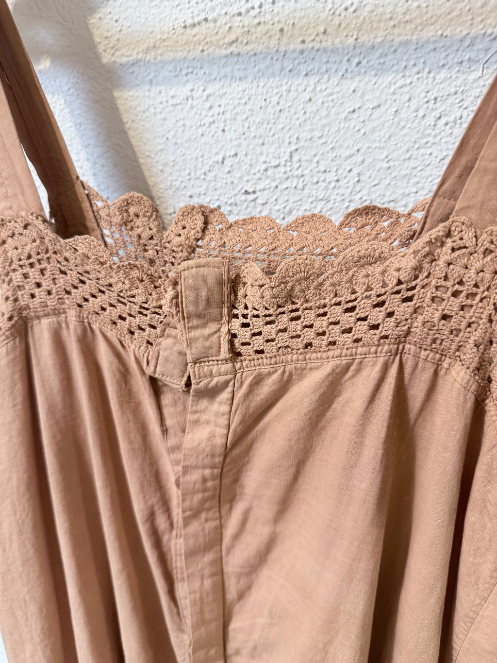 Antique house dress, natural dyed